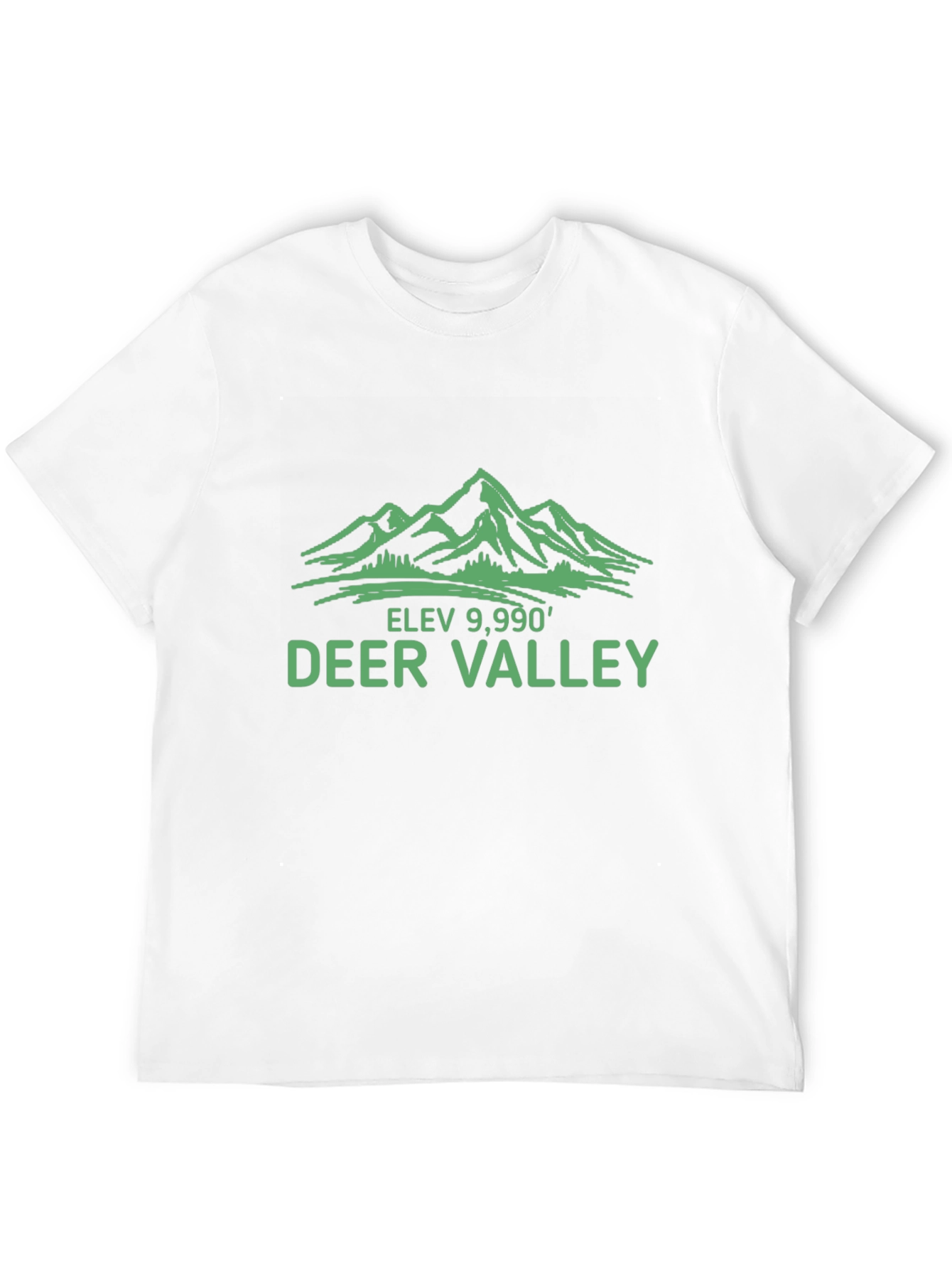 Deer Valley Elevation T-Shirt - Mountain Graphic Tee