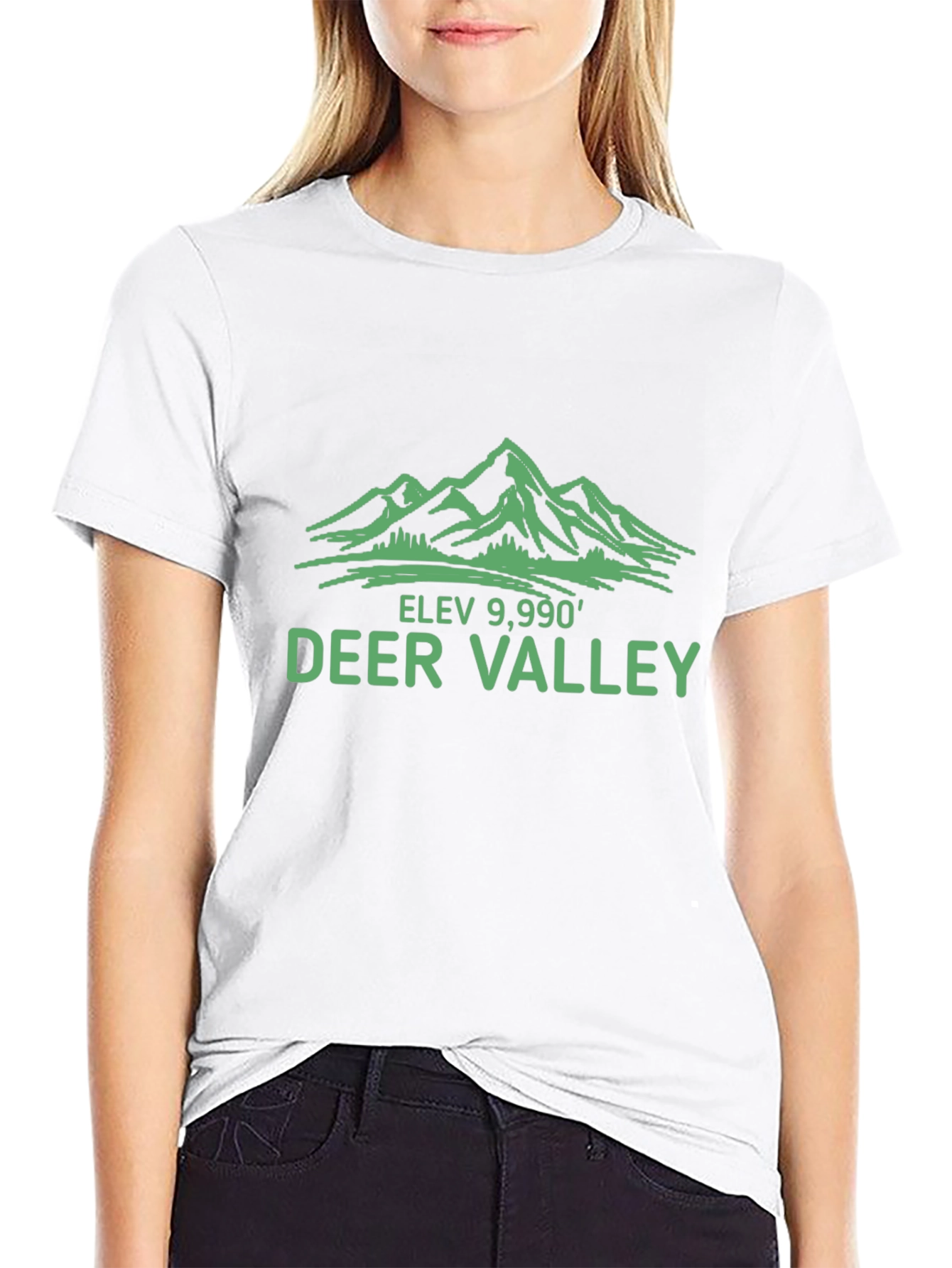 Deer Valley Elevation T-Shirt - Mountain Graphic Tee