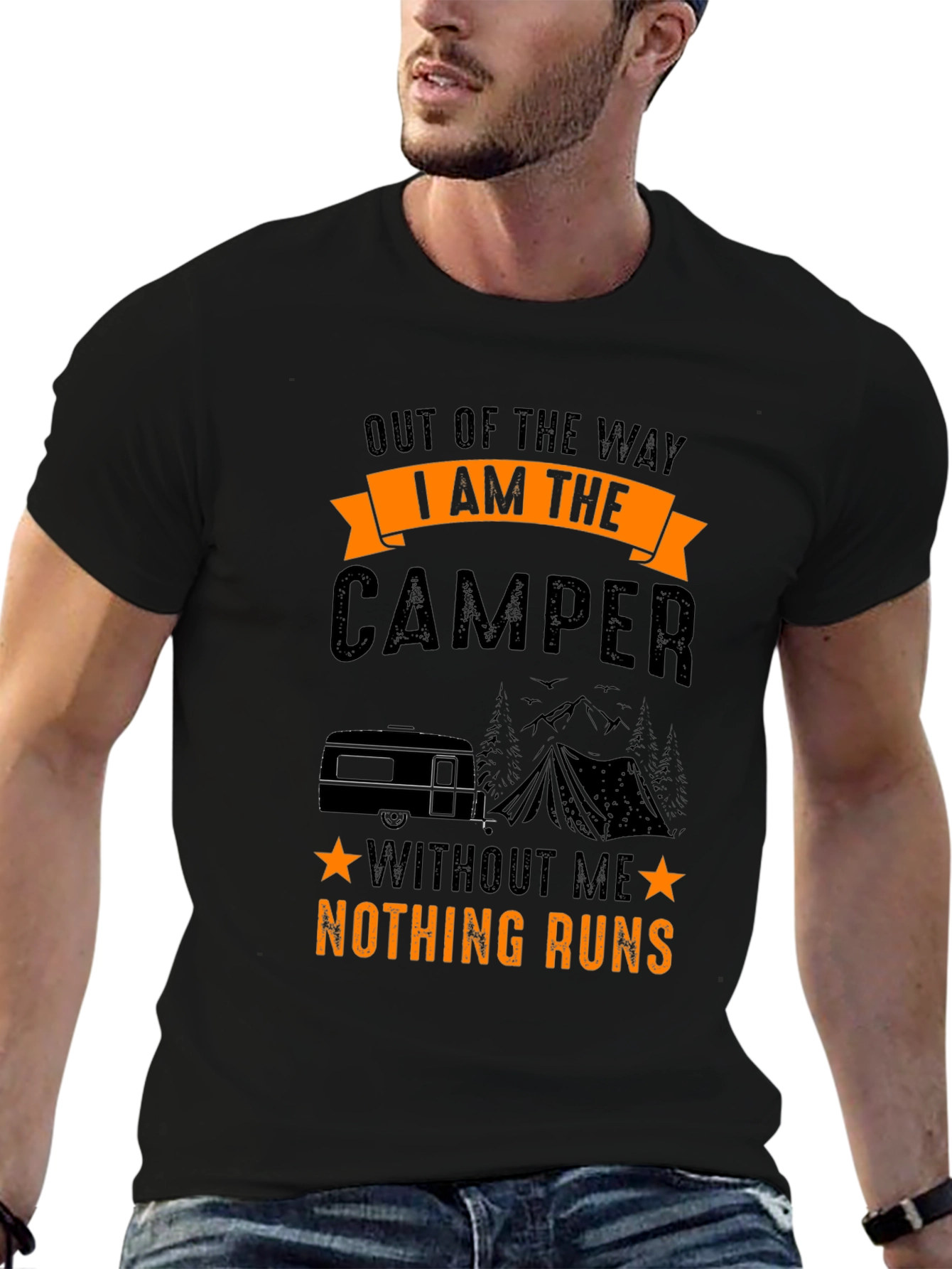 I Am The Camper T-Shirt - Camping Adventure Tee