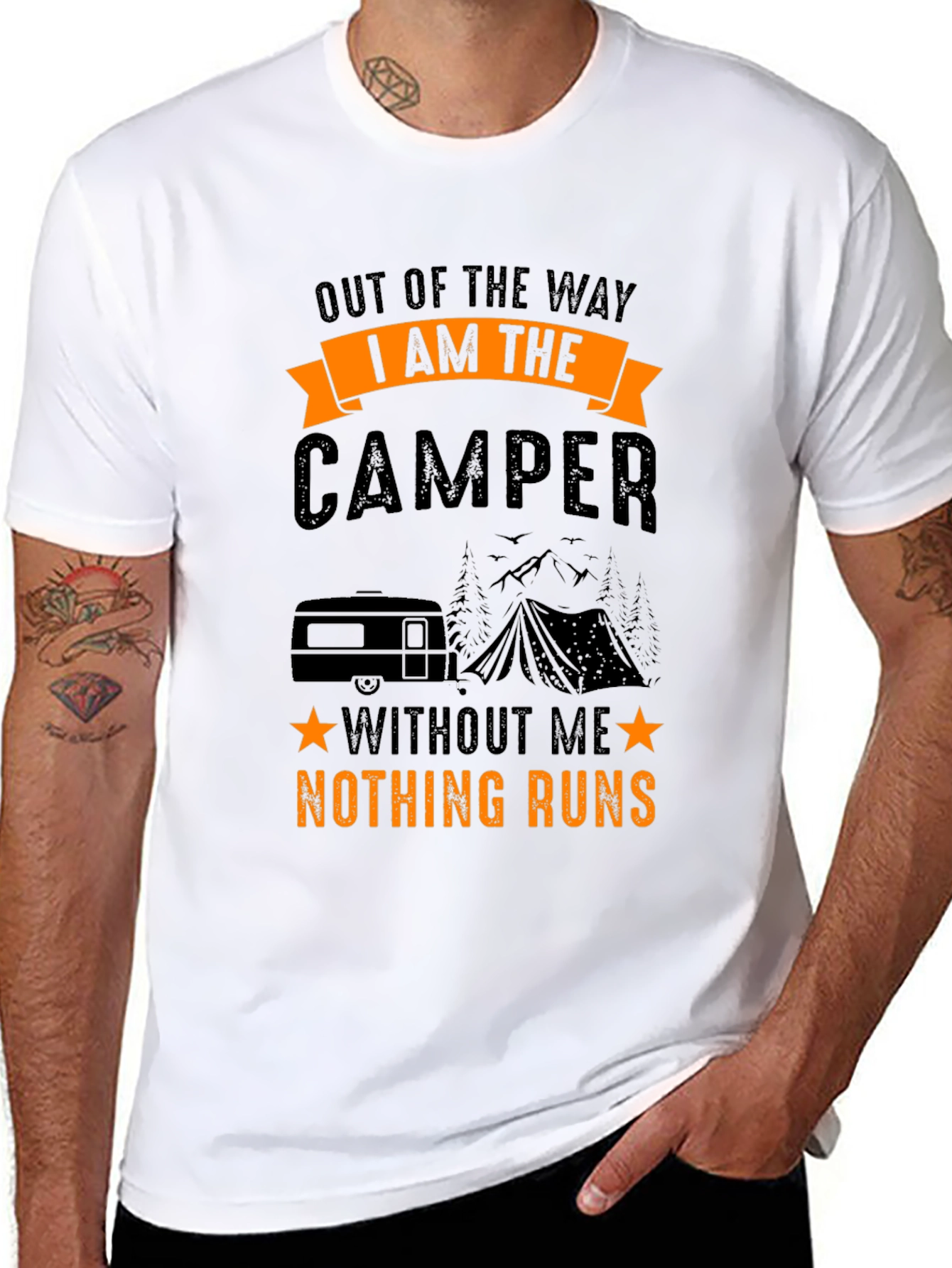 I Am The Camper T-Shirt - Camping Adventure Tee