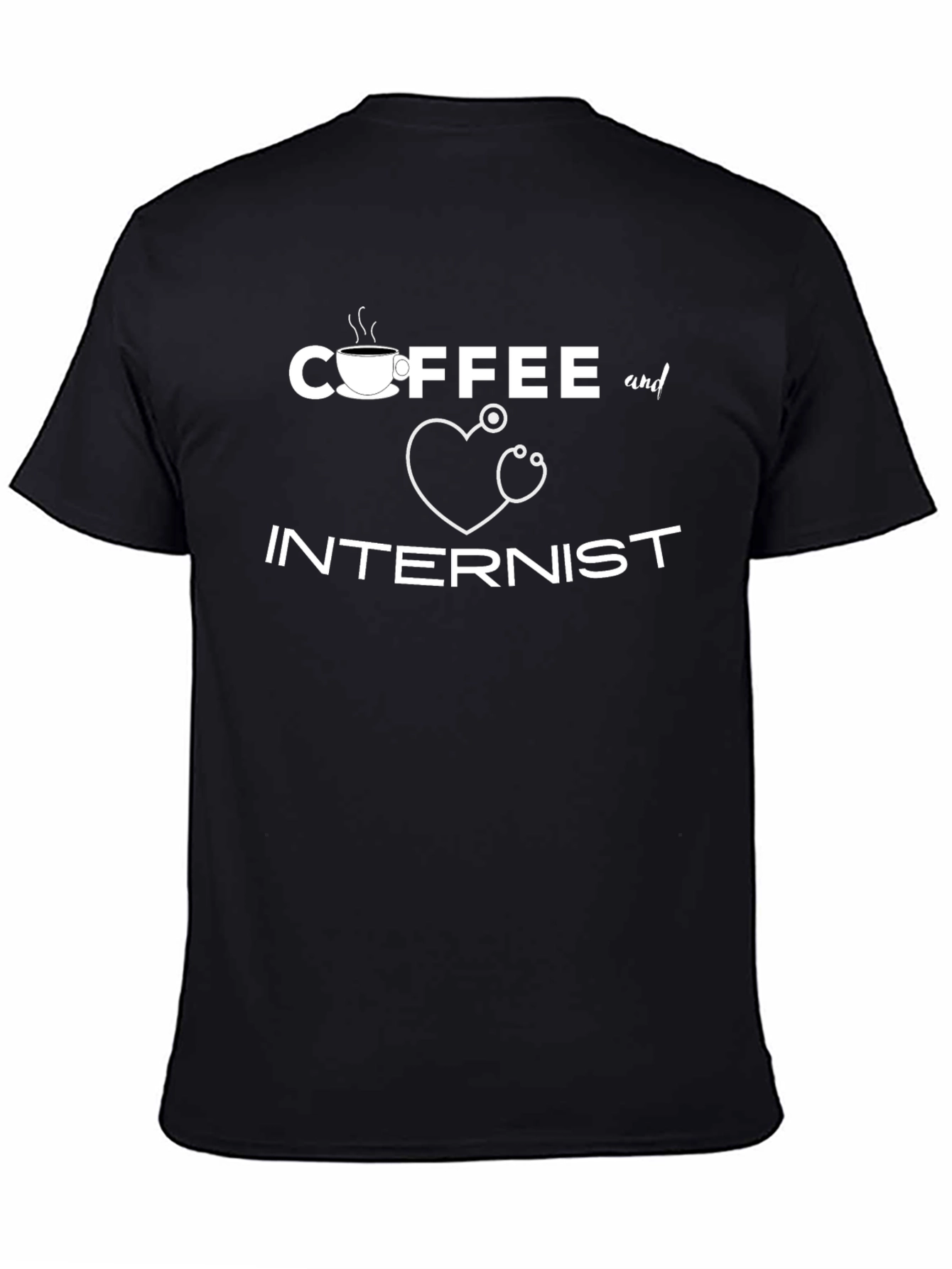 Coffee and Internist Graphic T-Shirt - Medical Professional