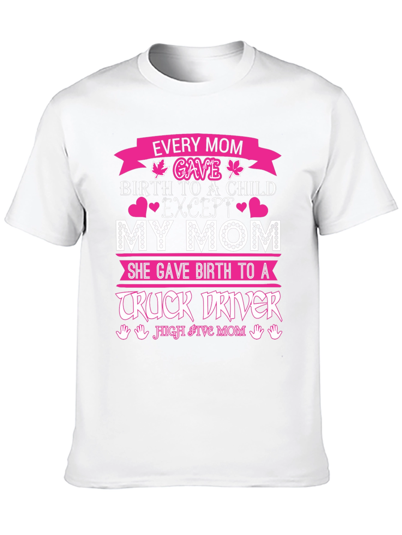 Truck Driver Mom Graphic T-Shirt