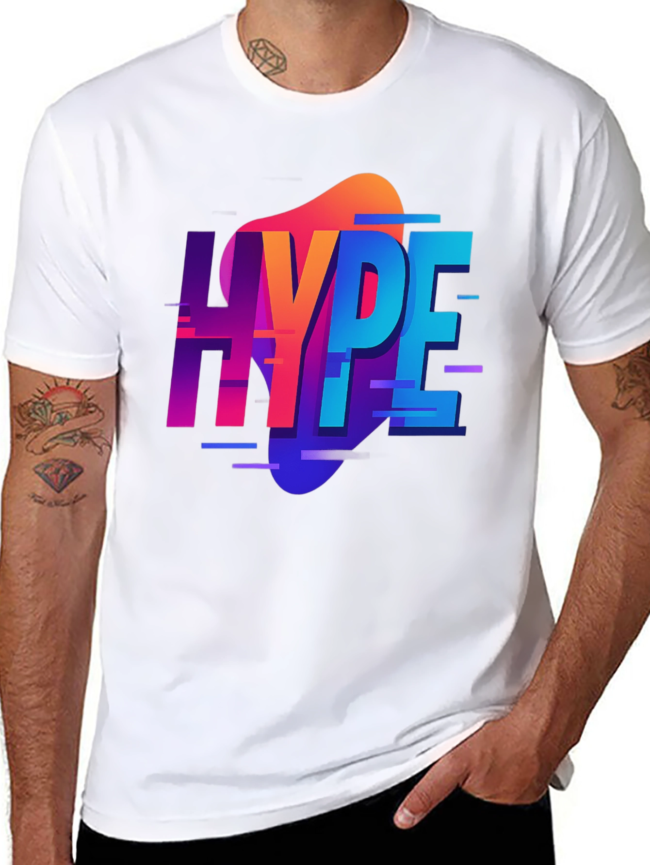 Hype Graphic Tee - Trendy Streetwear Shirt