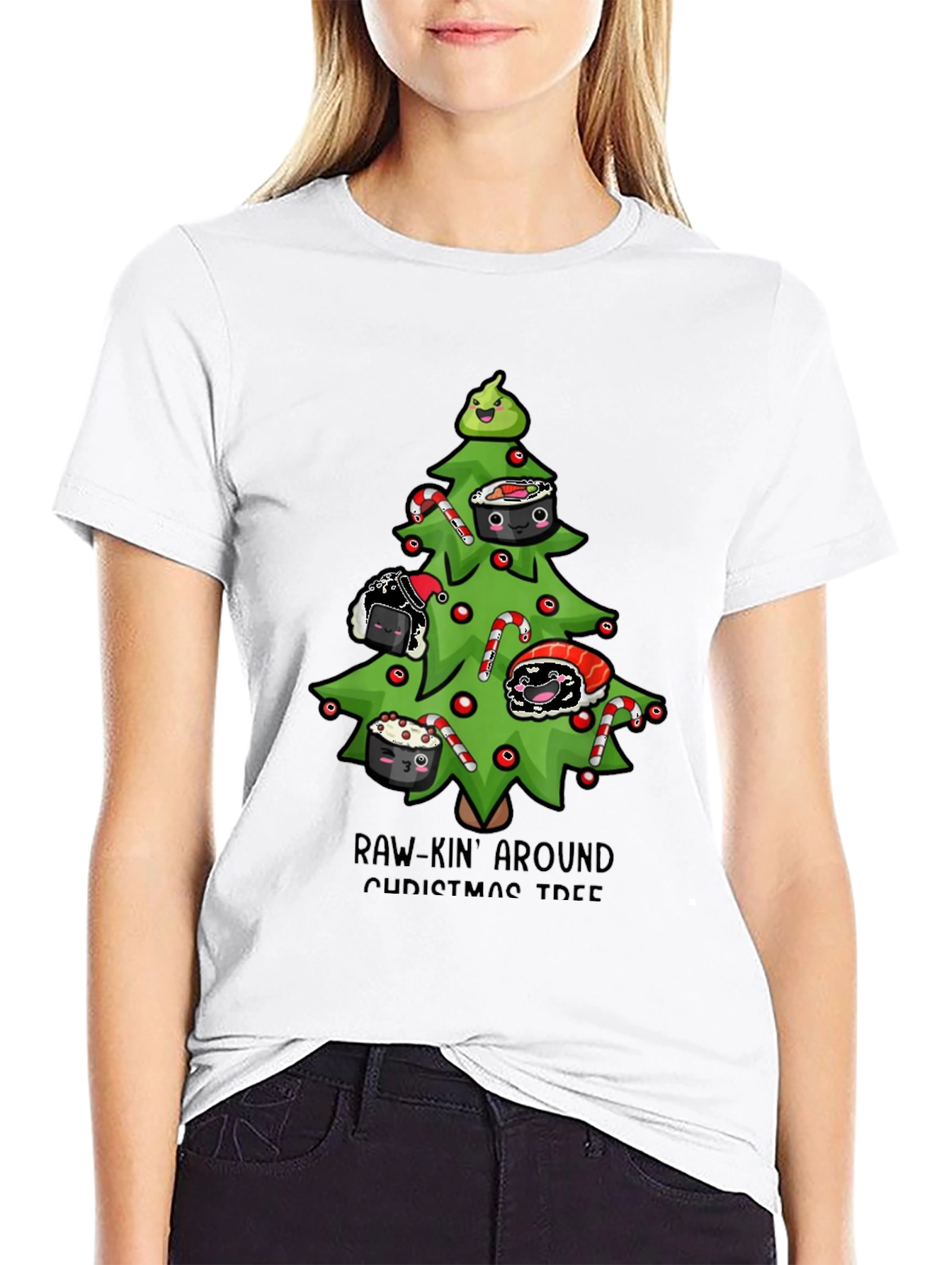 Sushi Christmas Tree T-Shirt