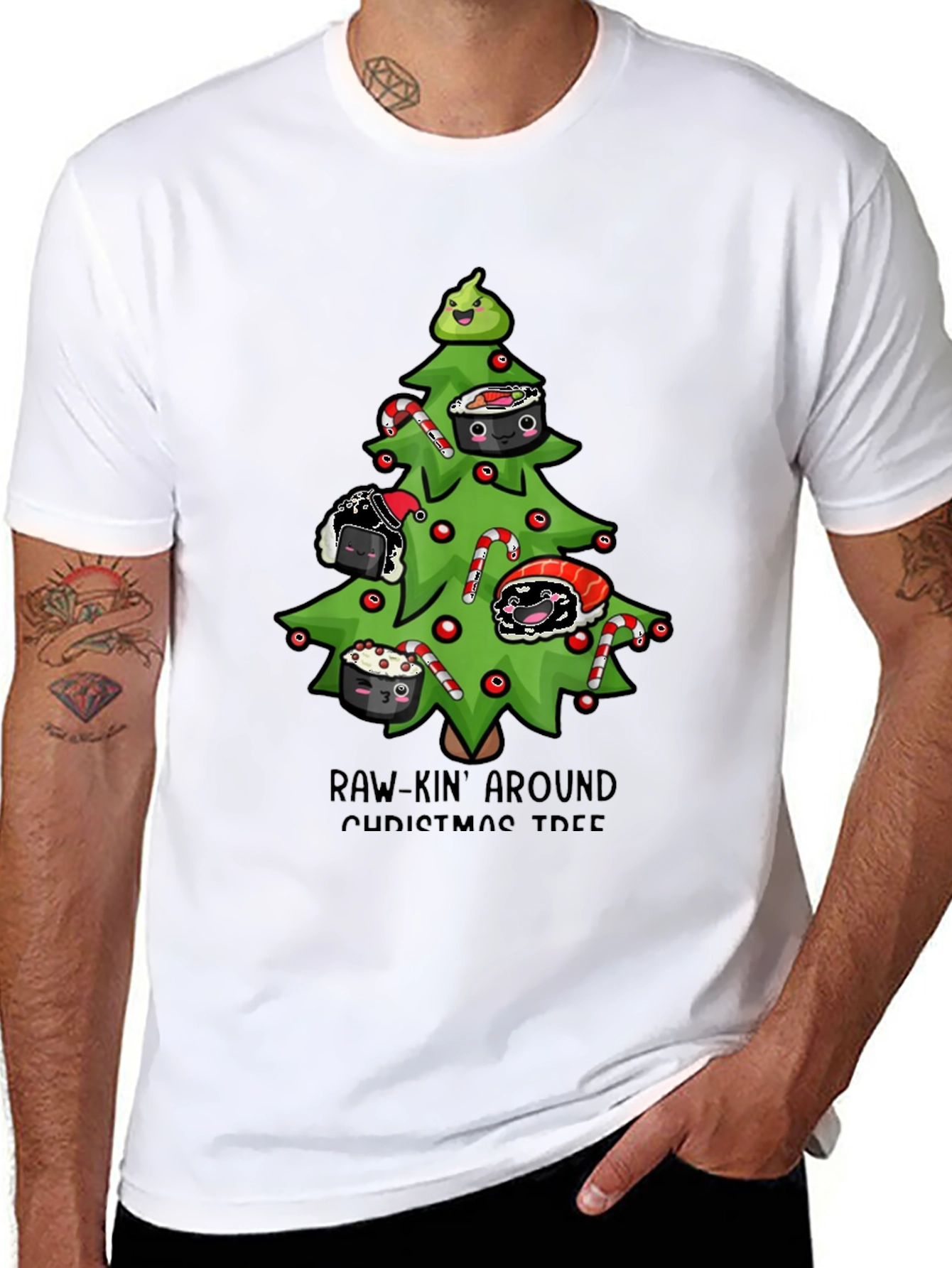 Sushi Christmas Tree T-Shirt