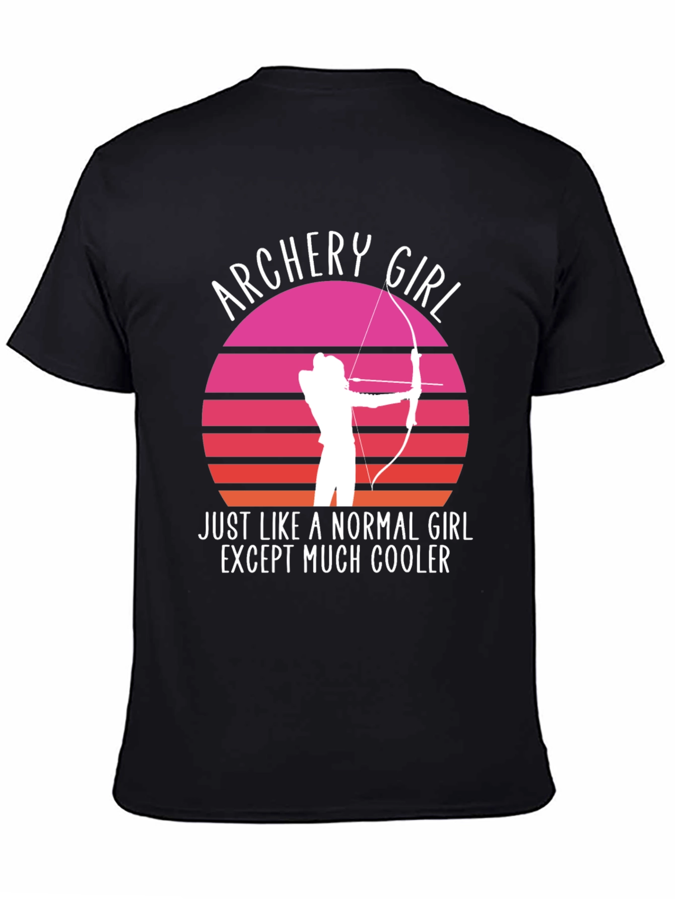 Archery Girl Graphic Tee - Cool Archer T-Shirt