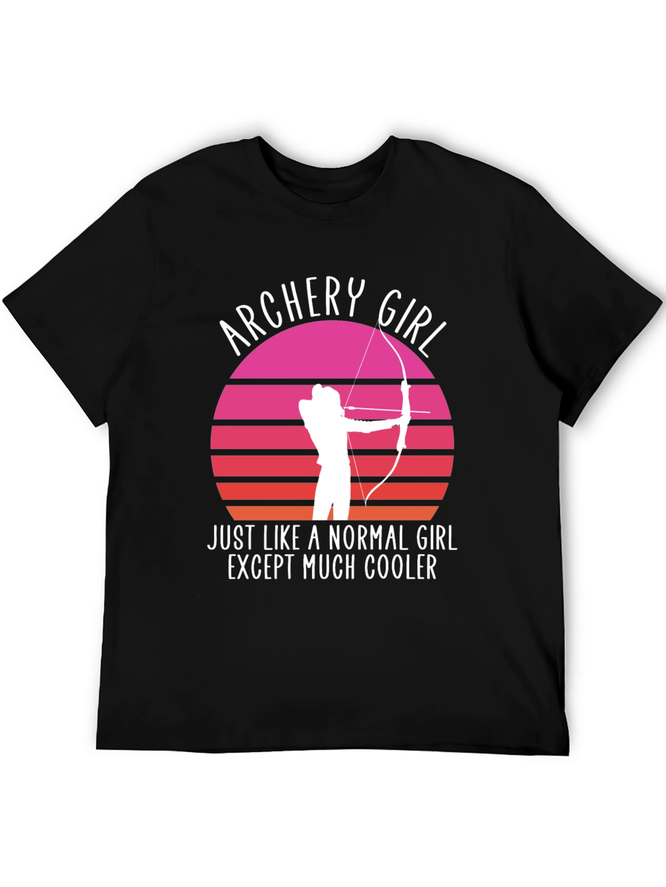 Archery Girl Graphic Tee - Cool Archer T-Shirt