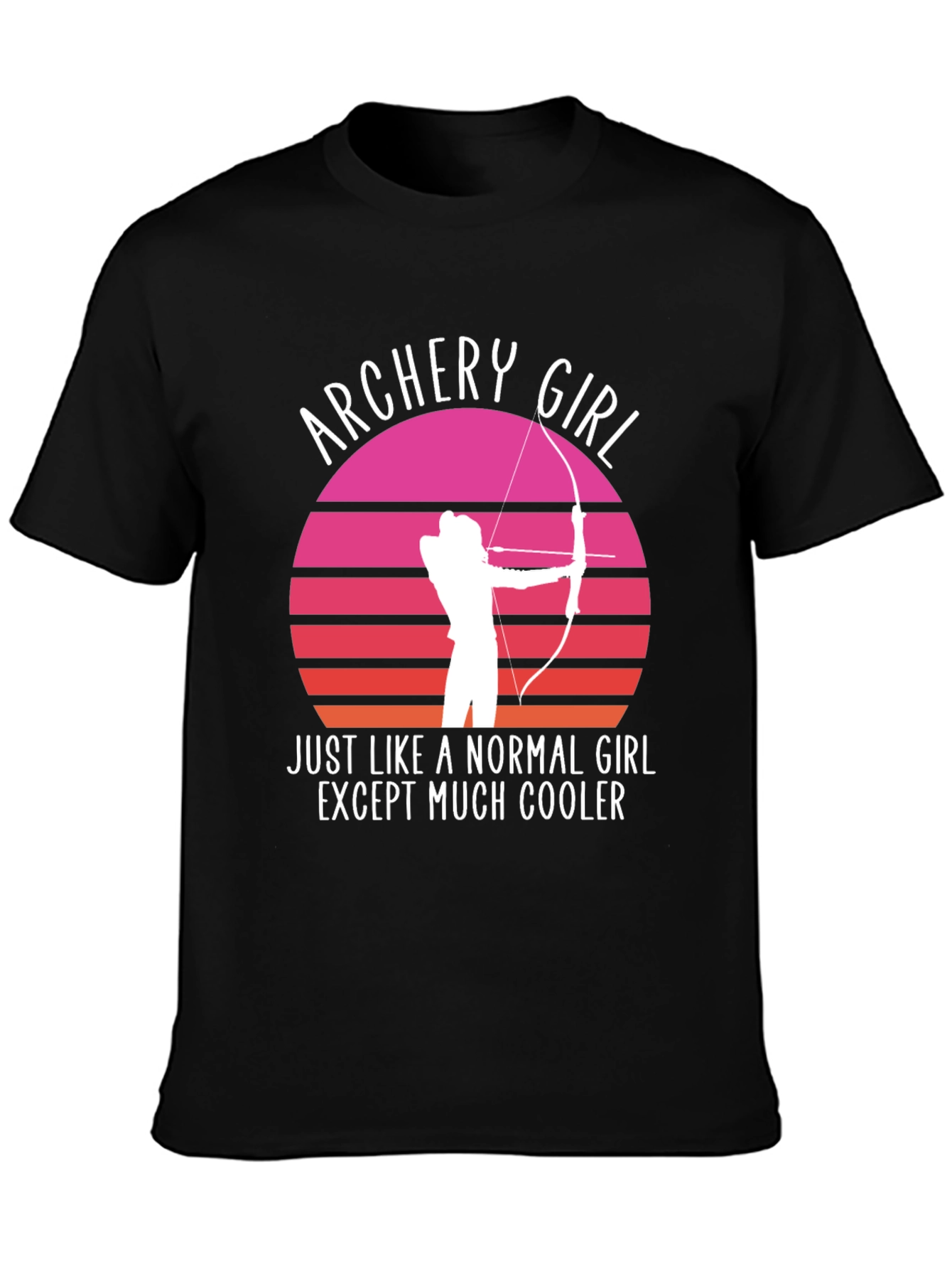 Archery Girl Graphic Tee - Cool Archer T-Shirt