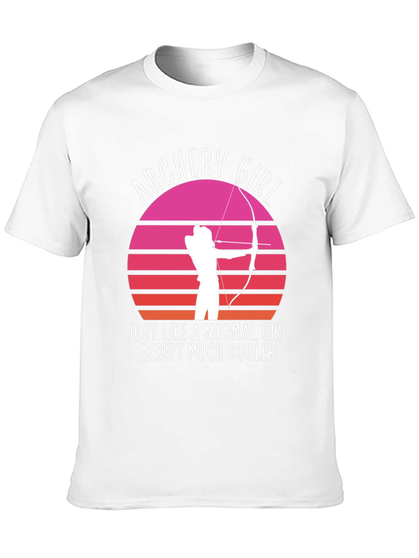 Archery Girl Graphic Tee - Cool Archer T-Shirt