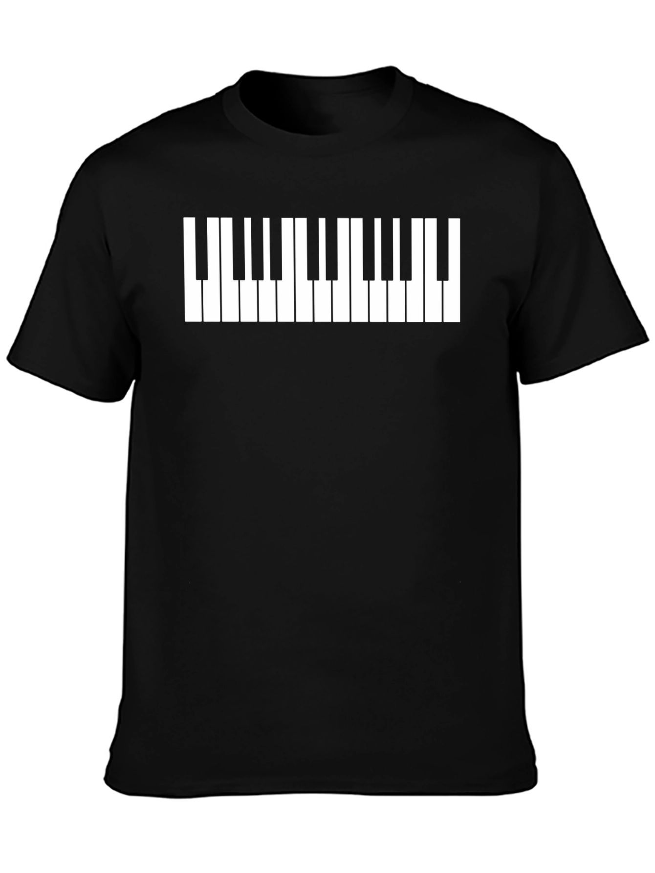 Piano Keys Graphic Tee - Musicians Novelty T-Shirt