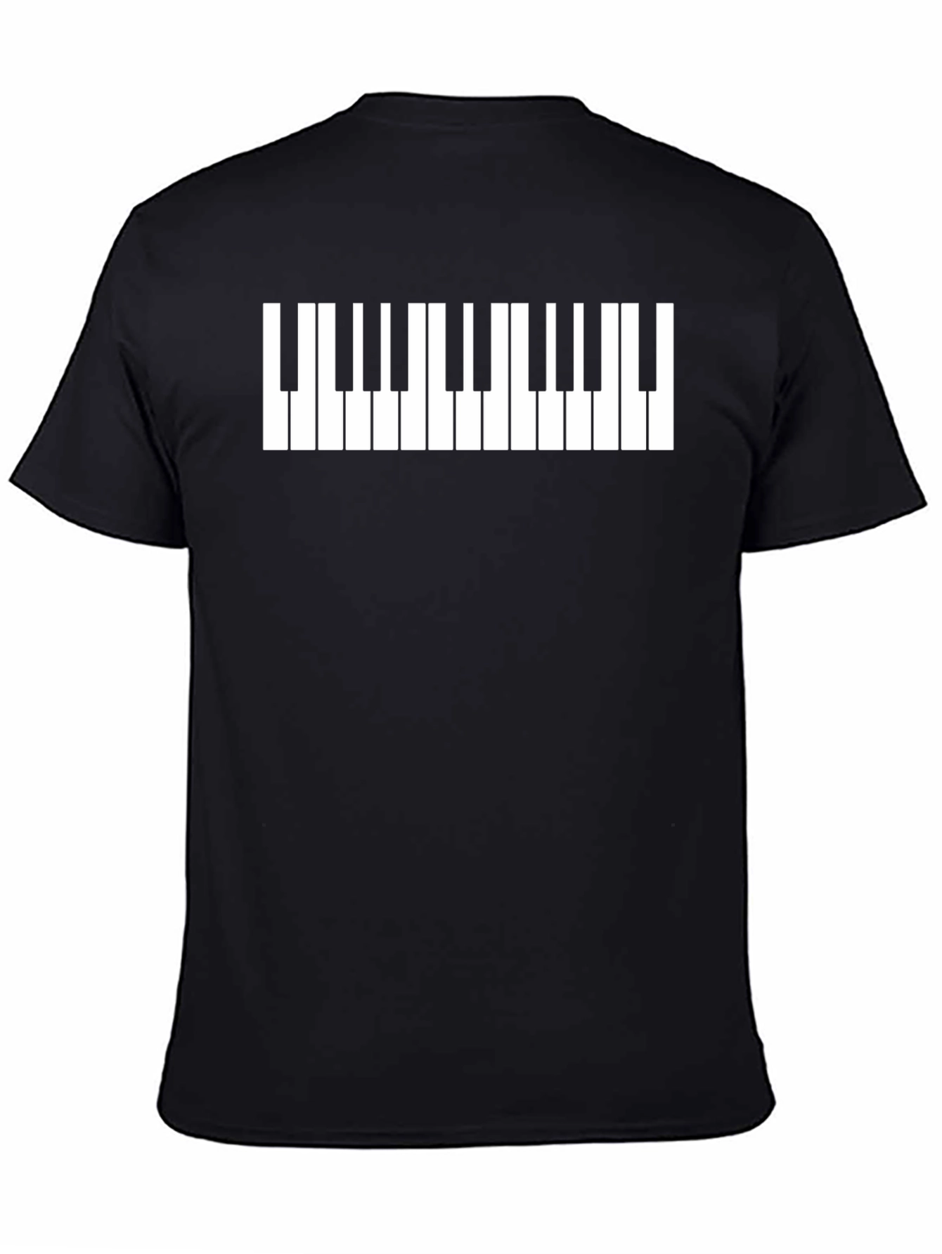 Piano Keys Graphic Tee - Musicians Novelty T-Shirt