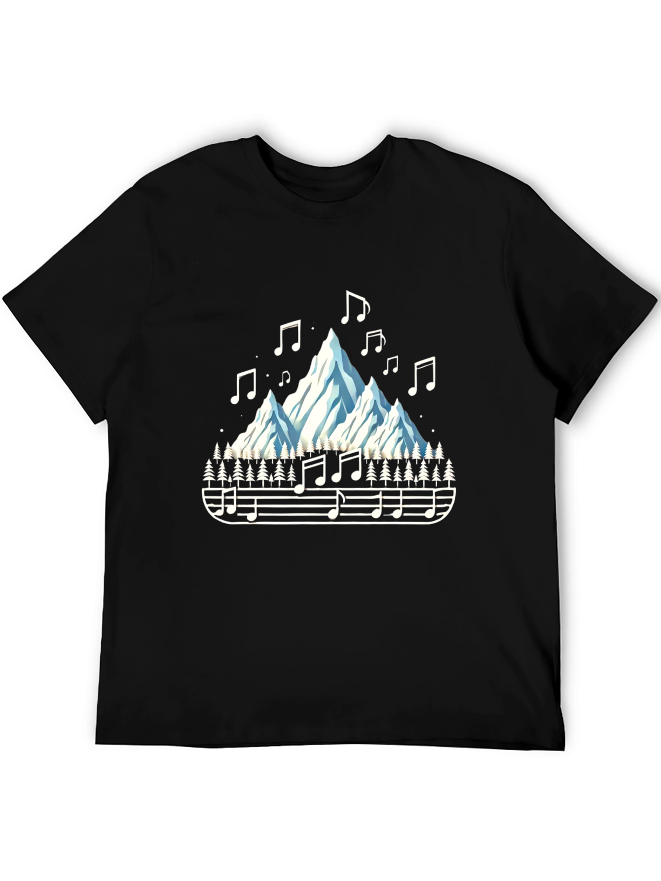 Mountain Music Mens Graphic Tee