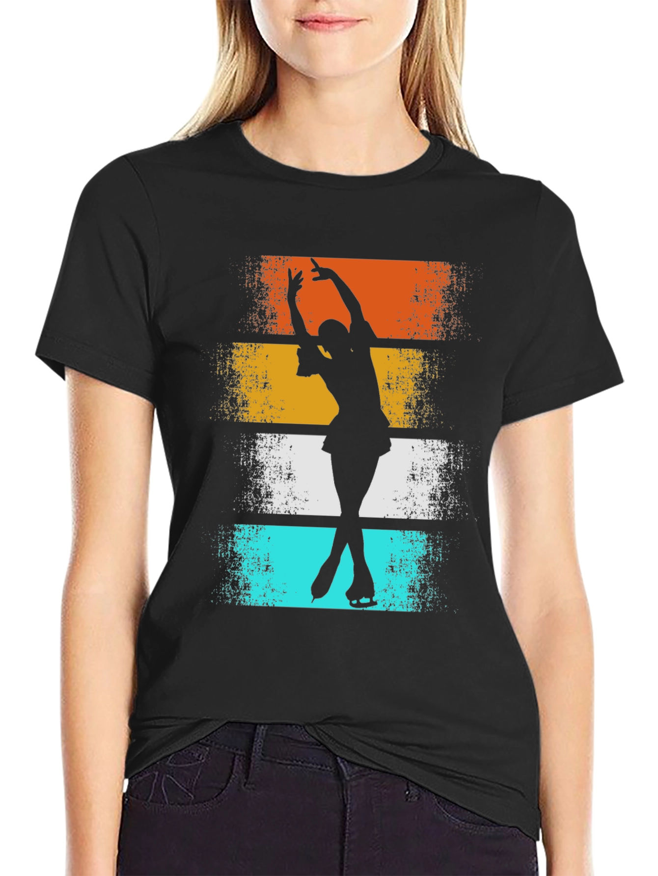 Figure Skating Retro T-Shirt