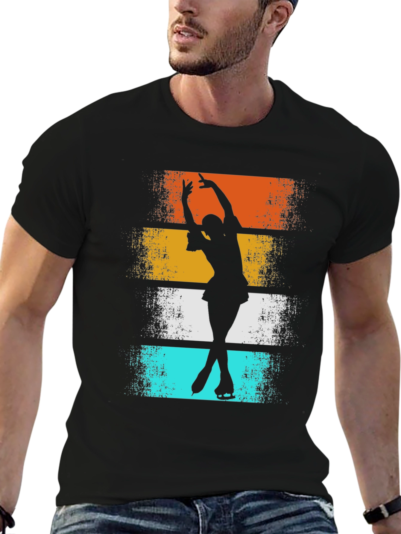 Figure Skating Retro T-Shirt