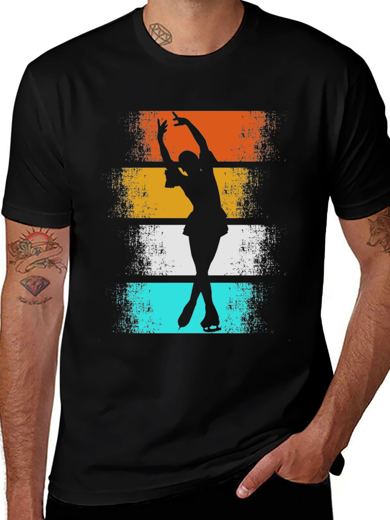 Figure Skating Retro T-Shirt