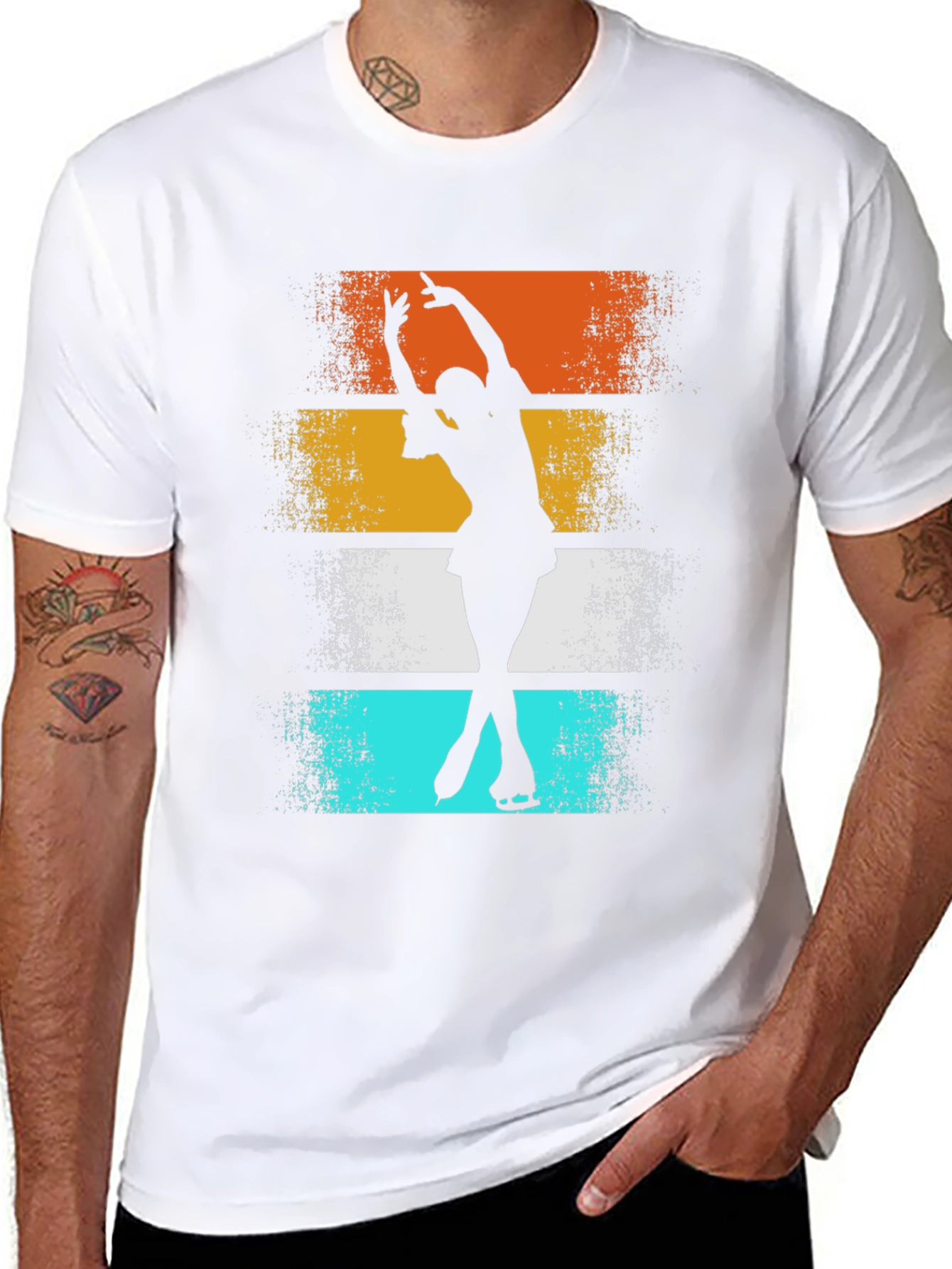 Figure Skating Retro T-Shirt