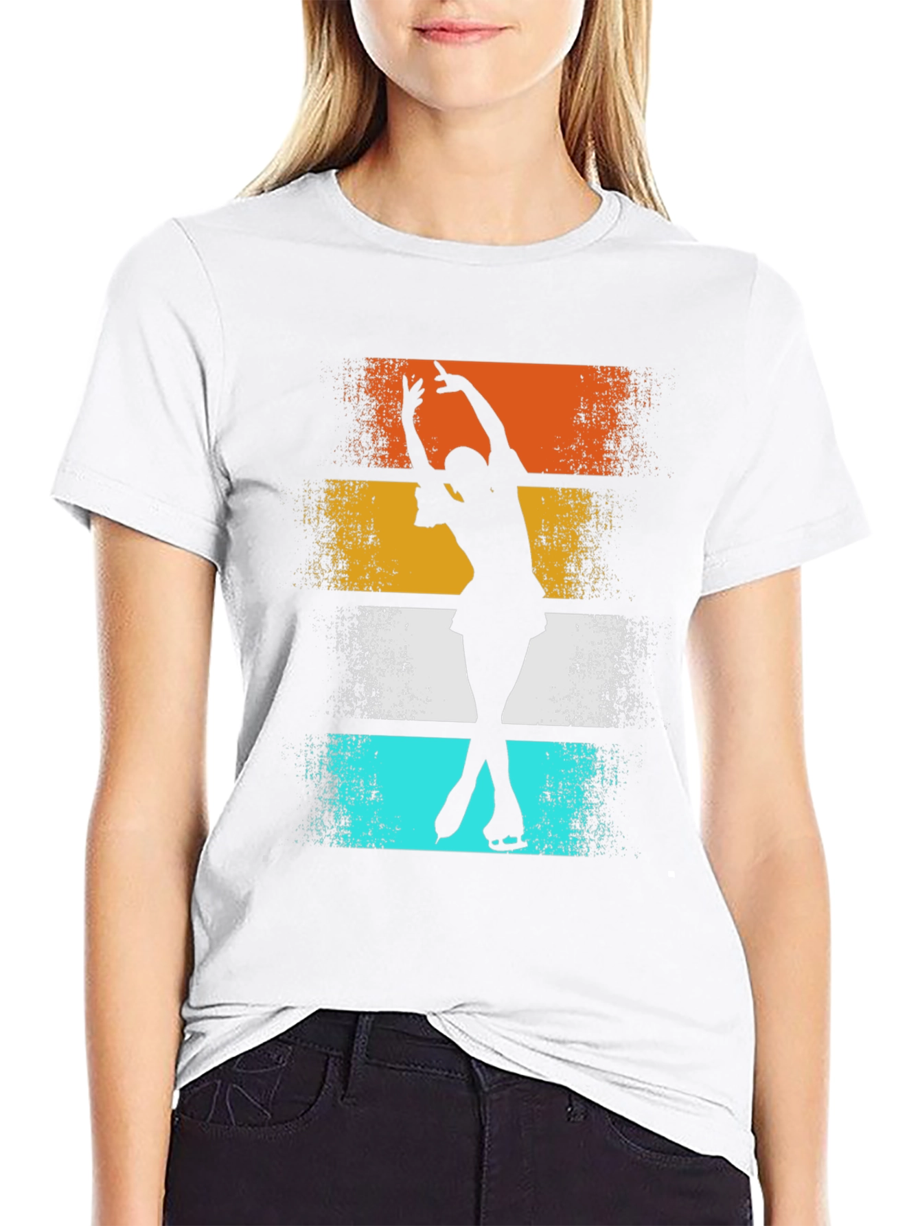 Figure Skating Retro T-Shirt