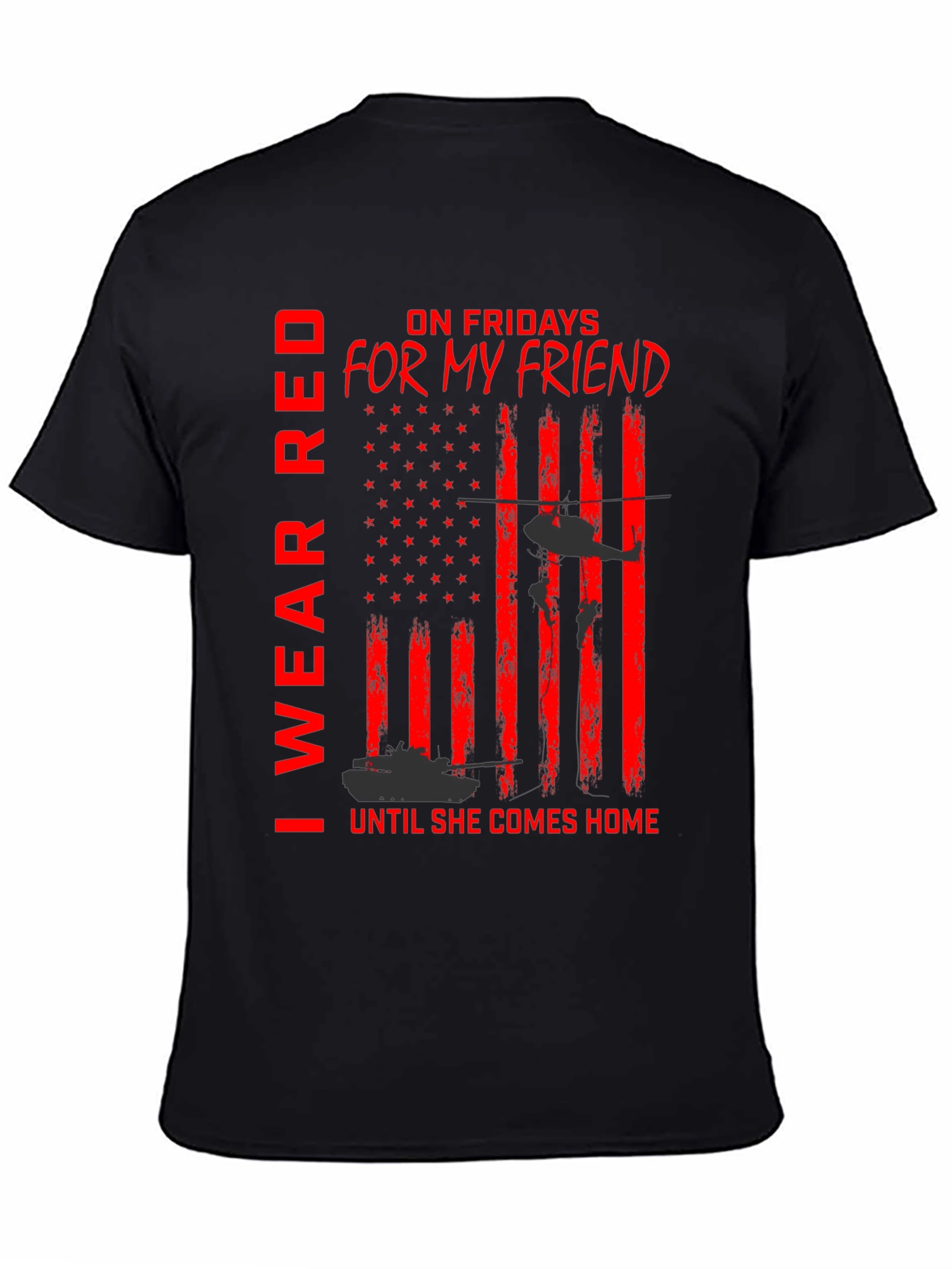 I Wear Red For My Friend T-Shirt