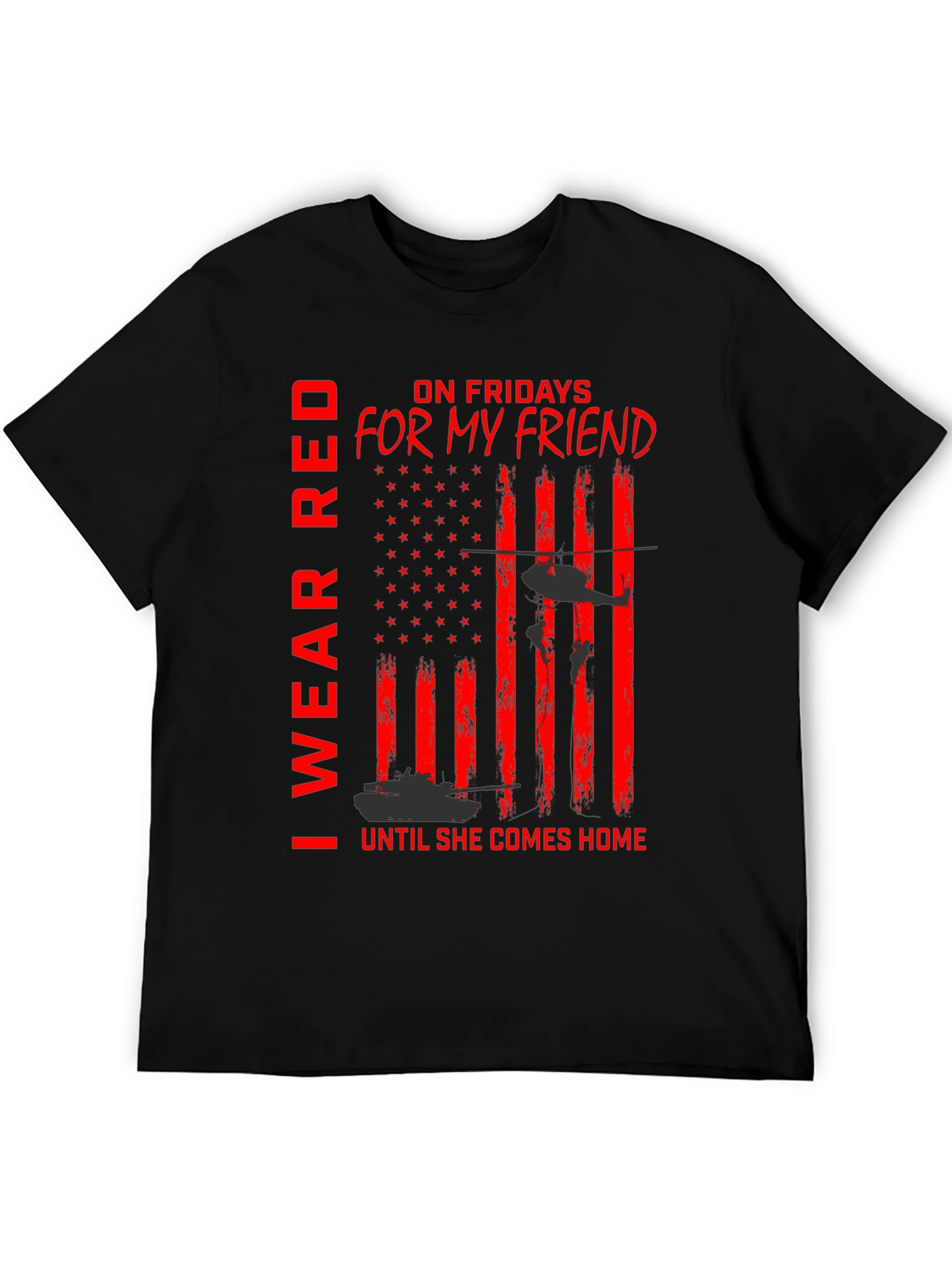 I Wear Red For My Friend T-Shirt