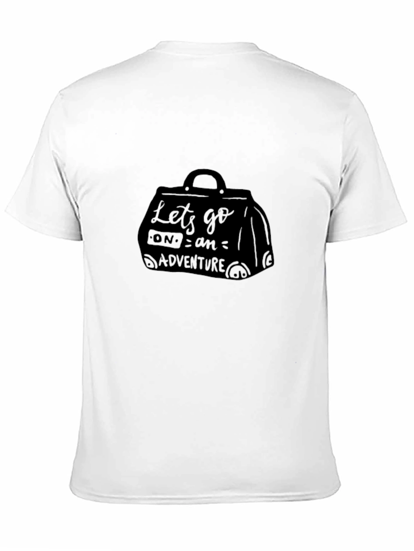 Adventure Bound Tee: Black Graphic Travel T-Shirt