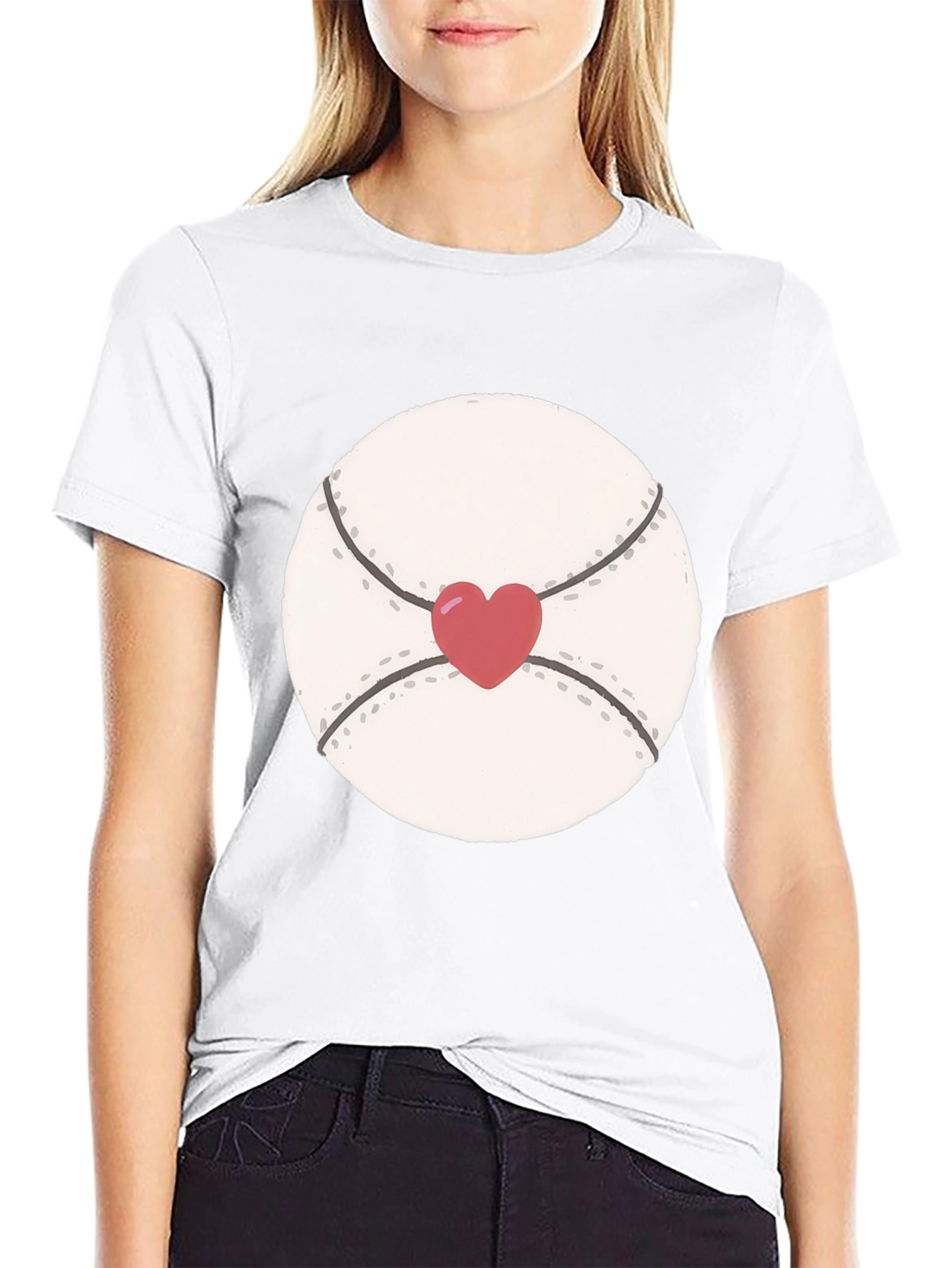 Heart Baseball T-Shirt