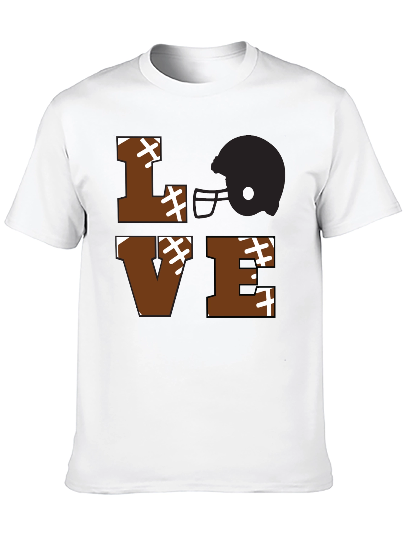 Football LOVE Graphic T-Shirt