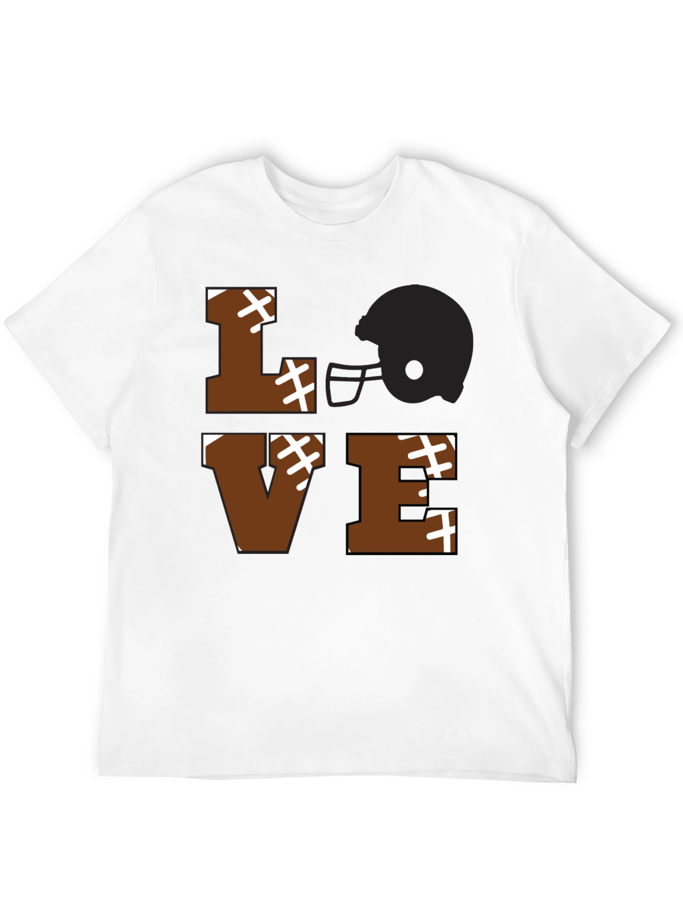 Football LOVE Graphic T-Shirt