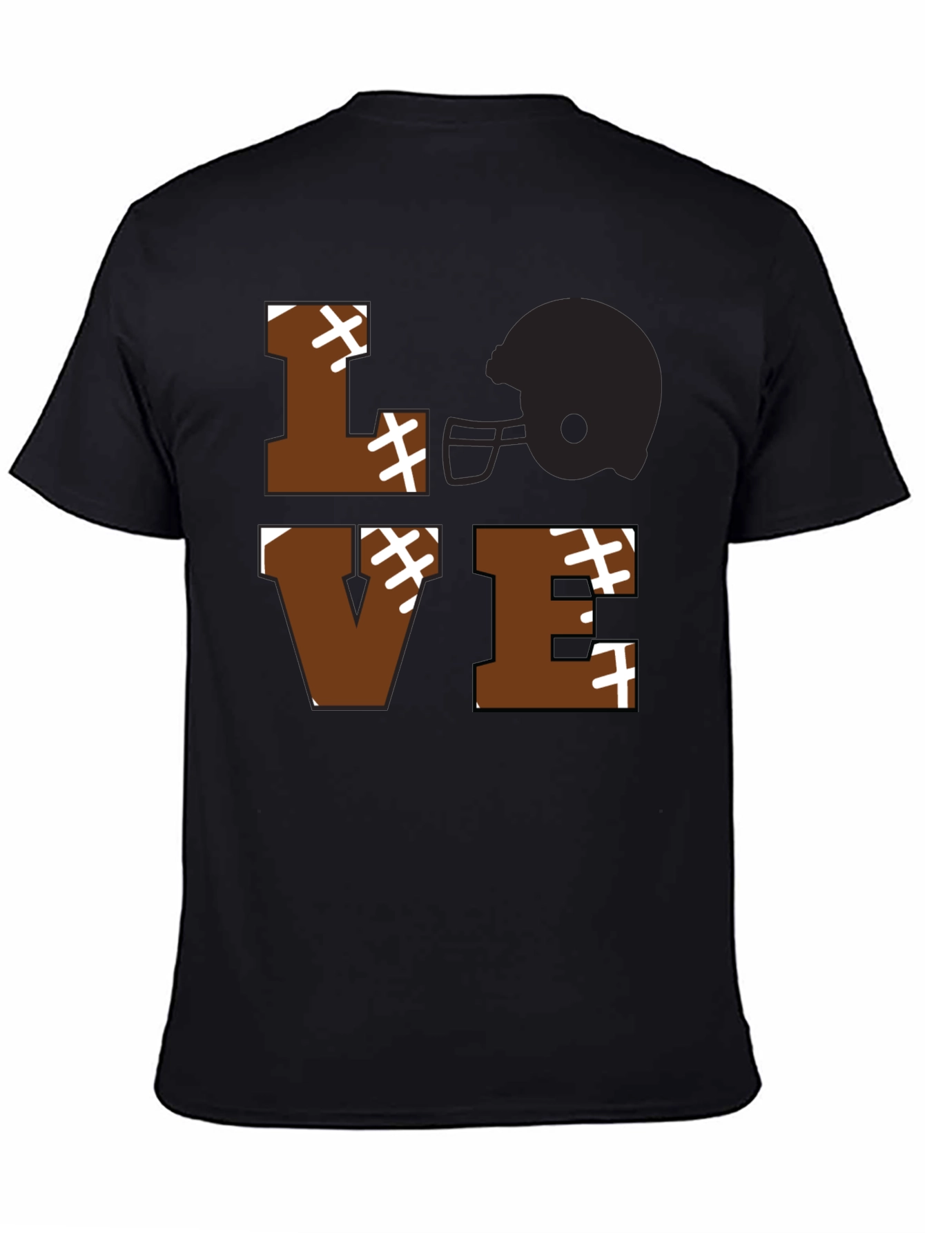 Football LOVE Graphic T-Shirt