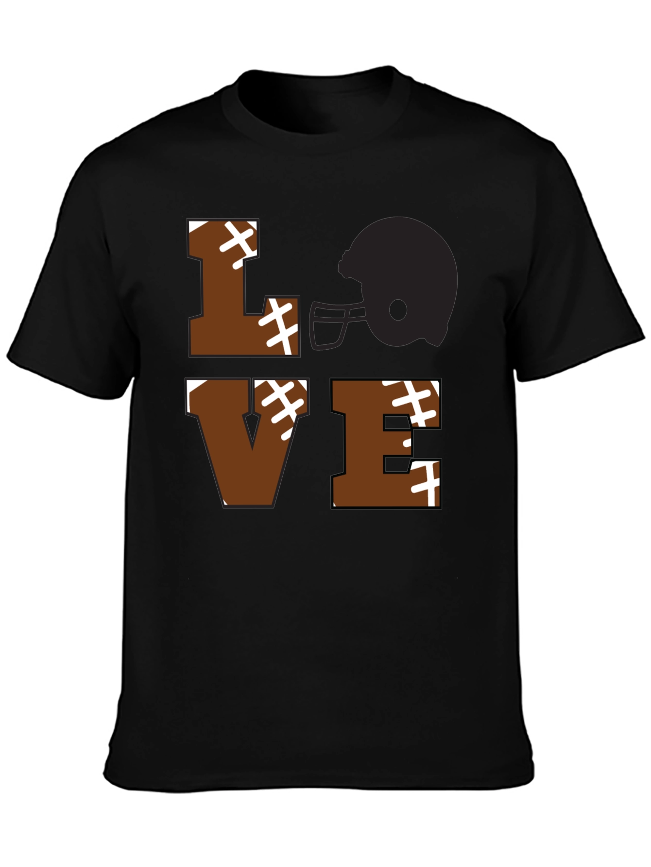 Football LOVE Graphic T-Shirt