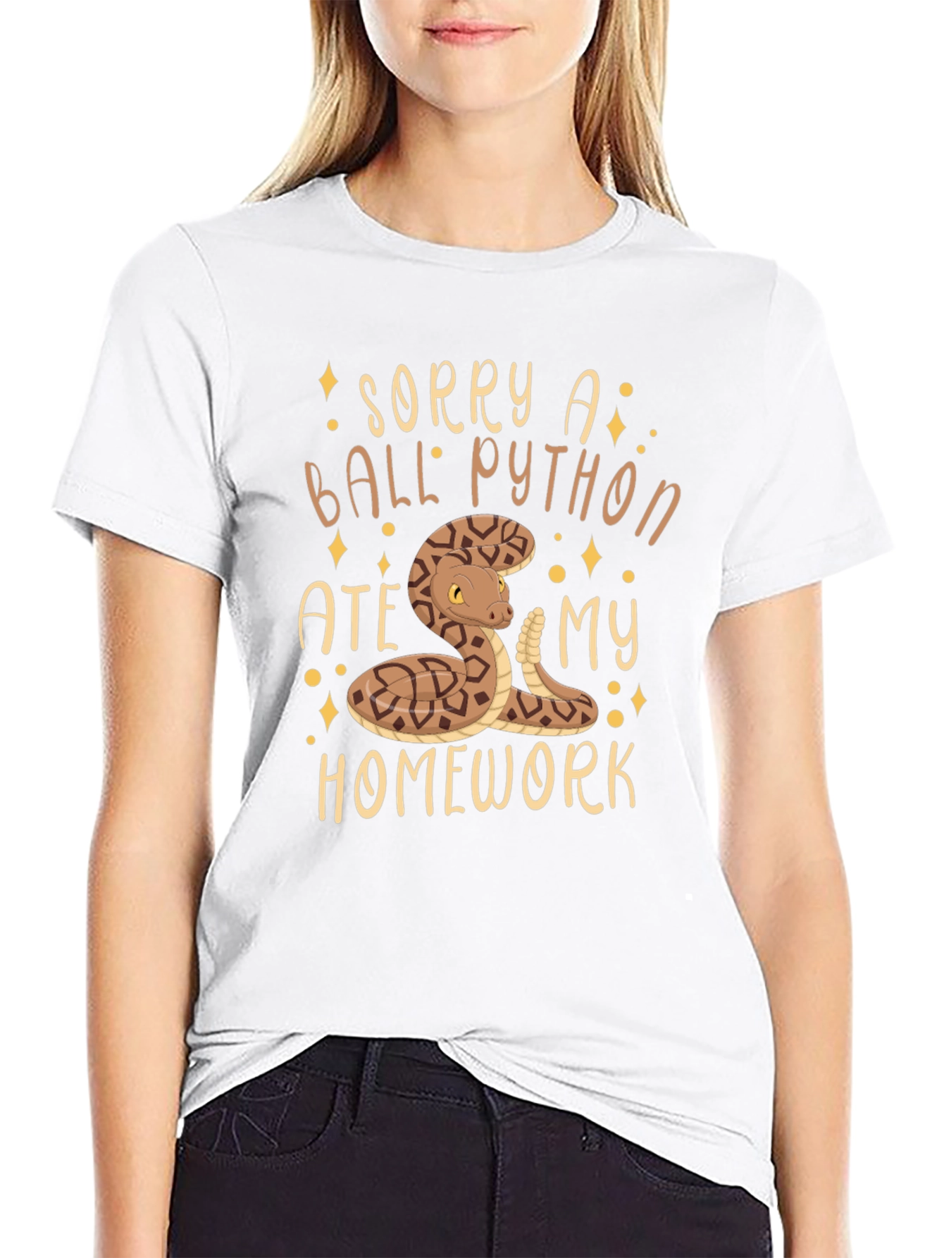 Ball Python Ate My Homework T-Shirt