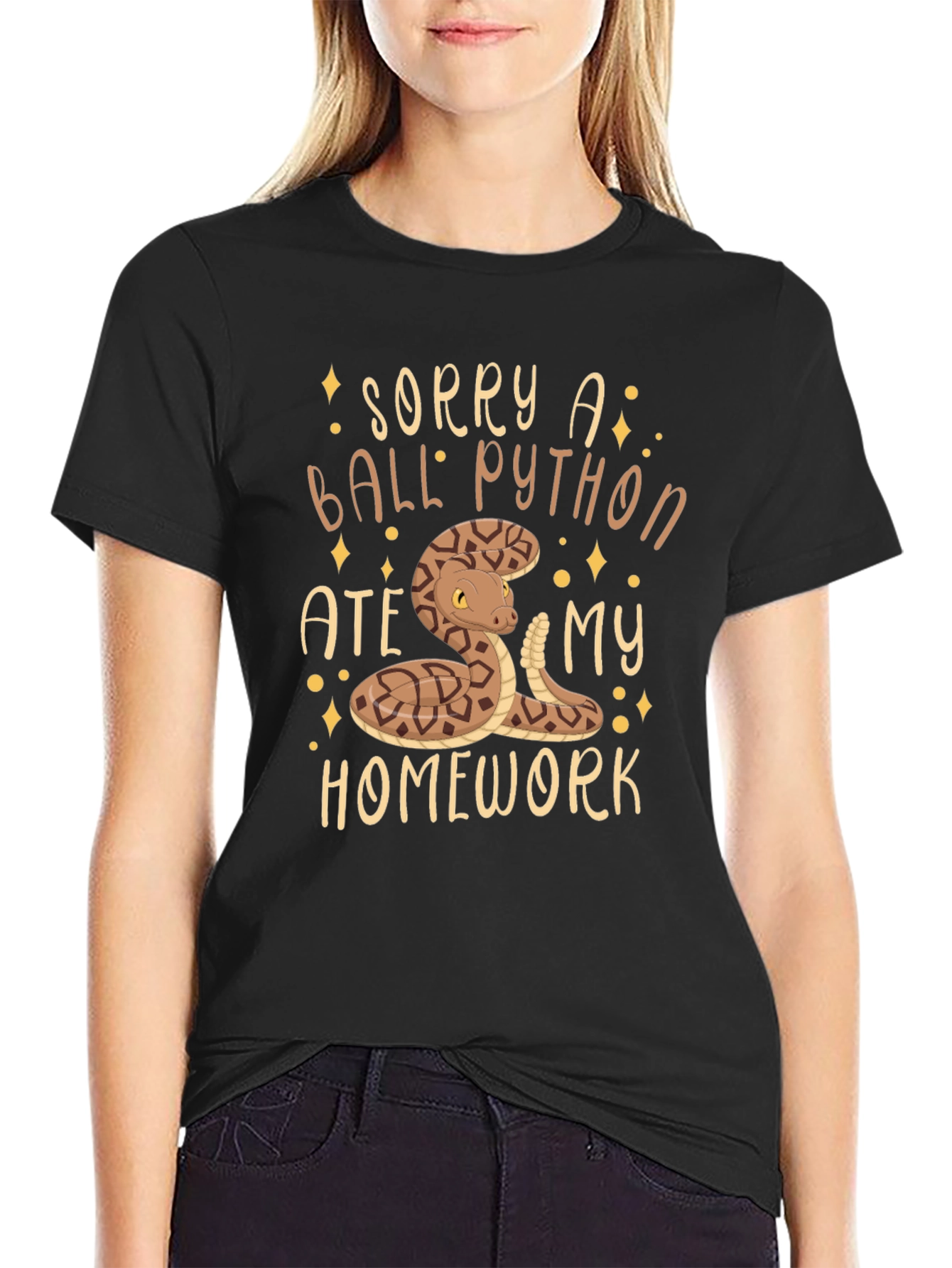 Ball Python Ate My Homework T-Shirt