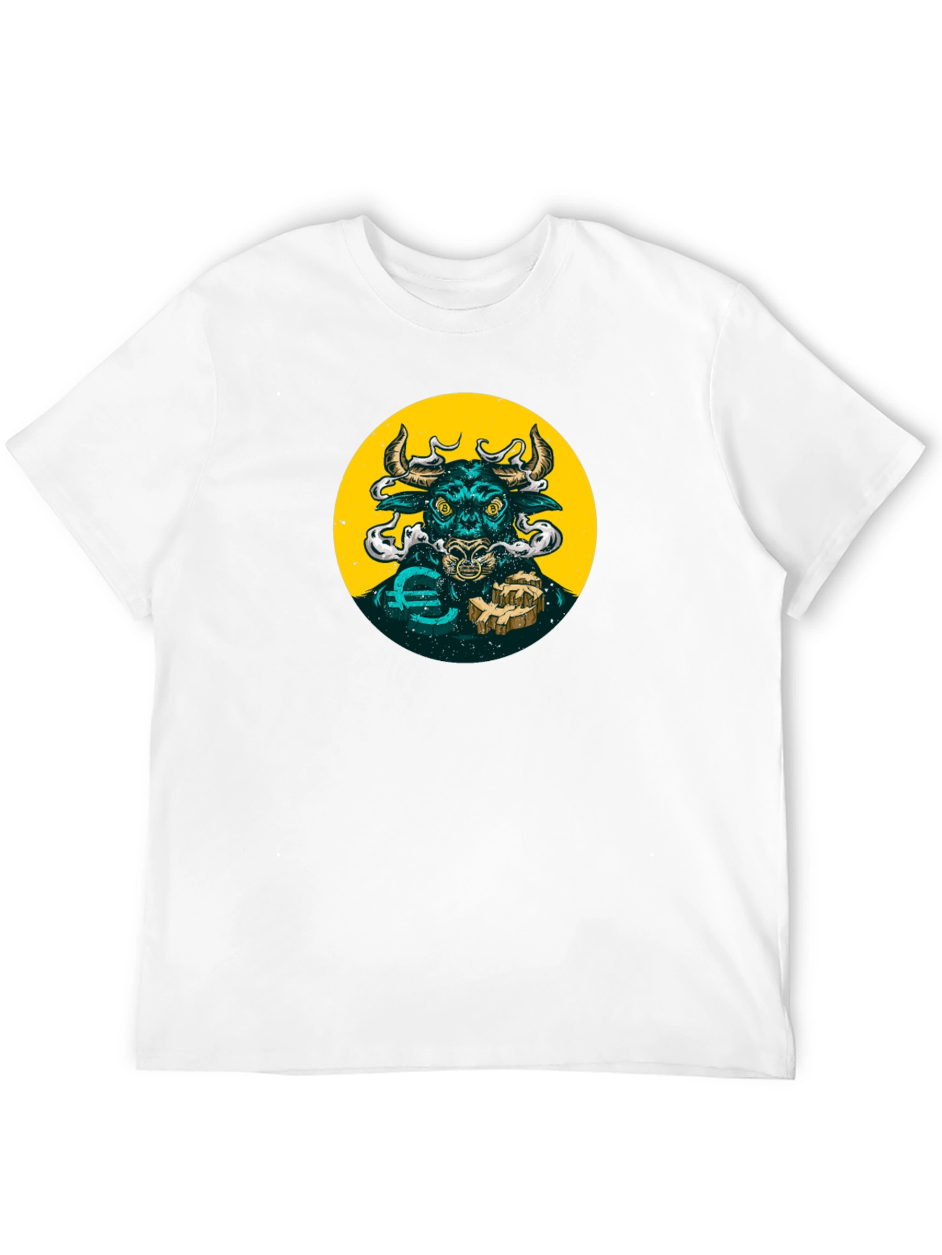 Bull Crypto T-Shirt - Black Graphic Tee
