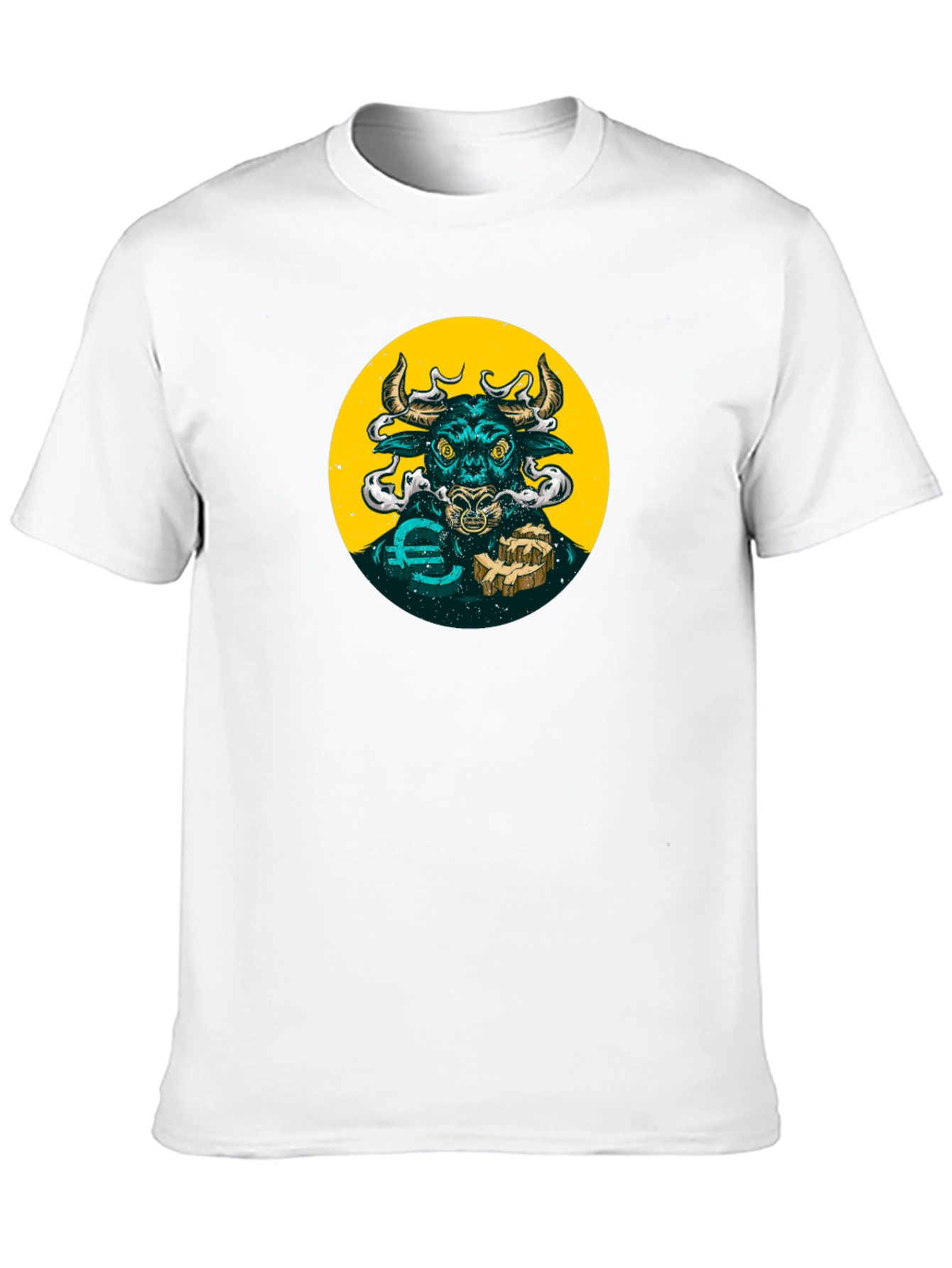 Bull Crypto T-Shirt - Black Graphic Tee