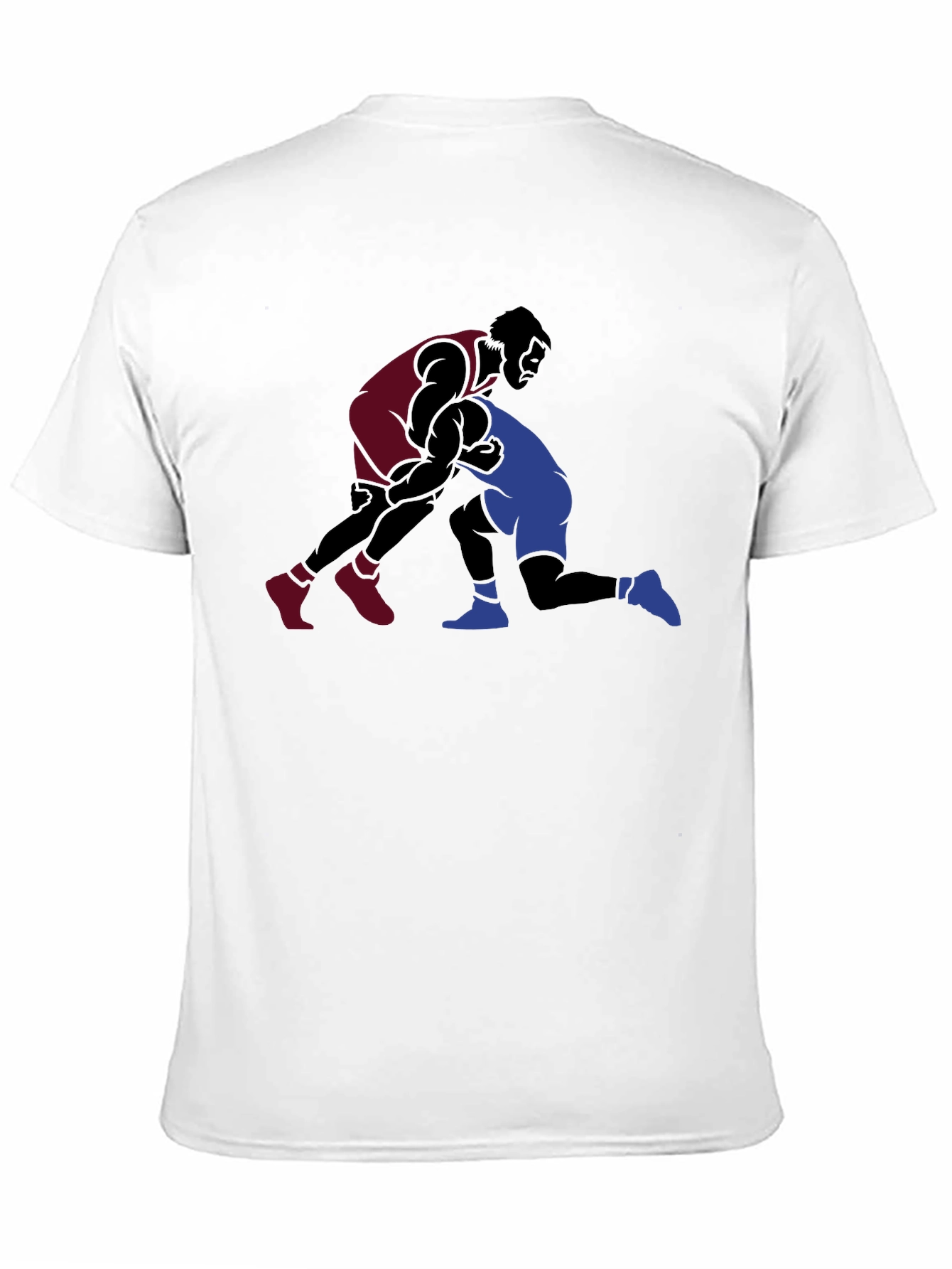 Wrestling Graphic Black T-Shirt