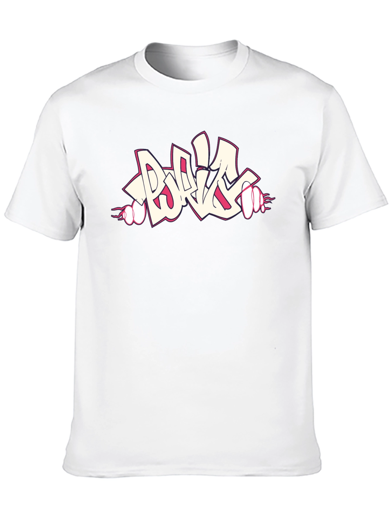 Cool Graphic Print Black T-Shirt