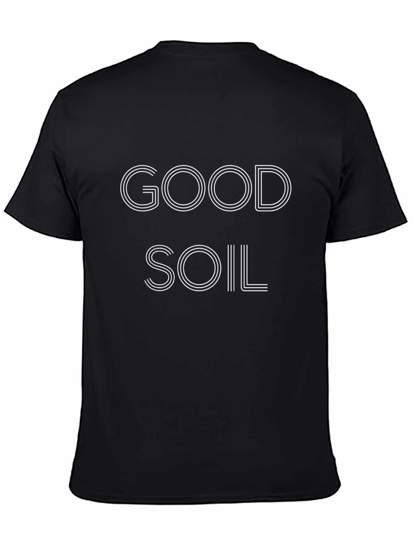 Good Soil Graphic Tee - Black Cotton T-Shirt