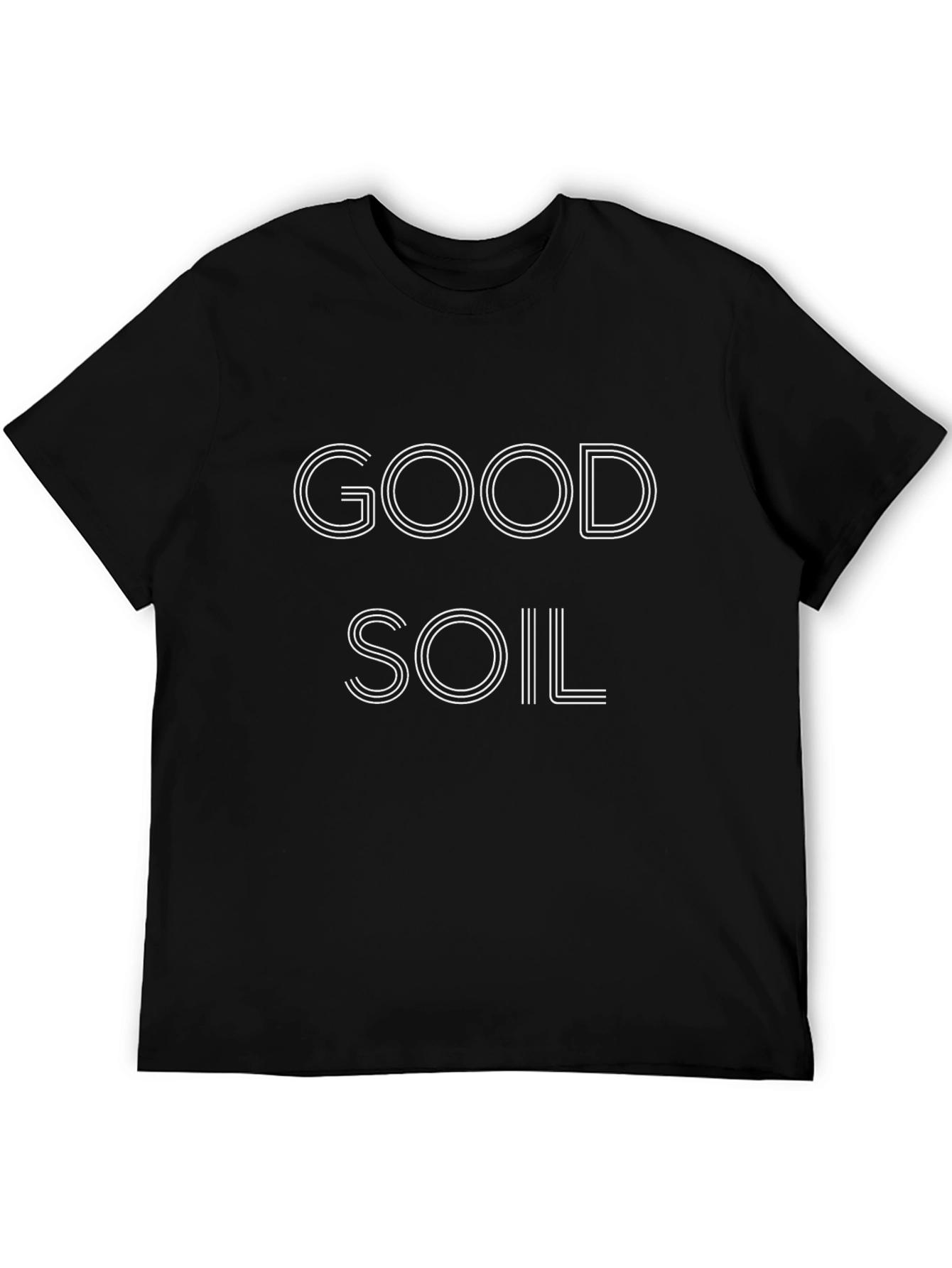 Good Soil Graphic Tee - Black Cotton T-Shirt