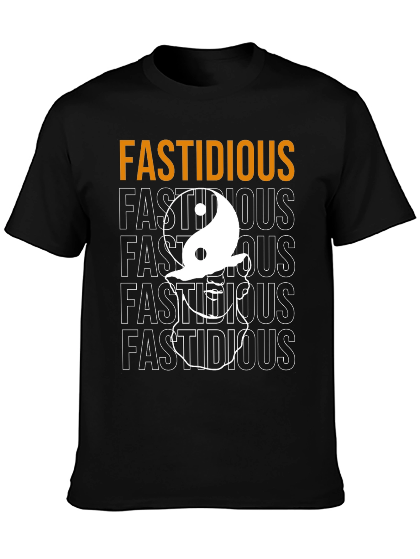 Fastidious Graphic Print Black T-Shirt