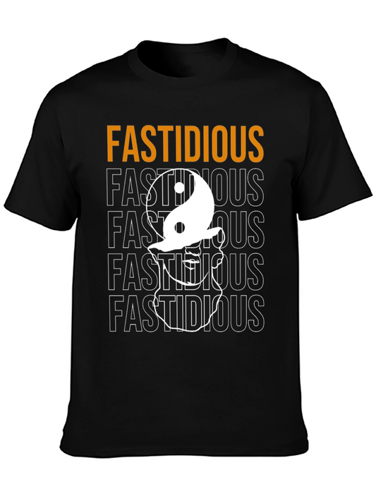 Fastidious Graphic Print Black T-Shirt