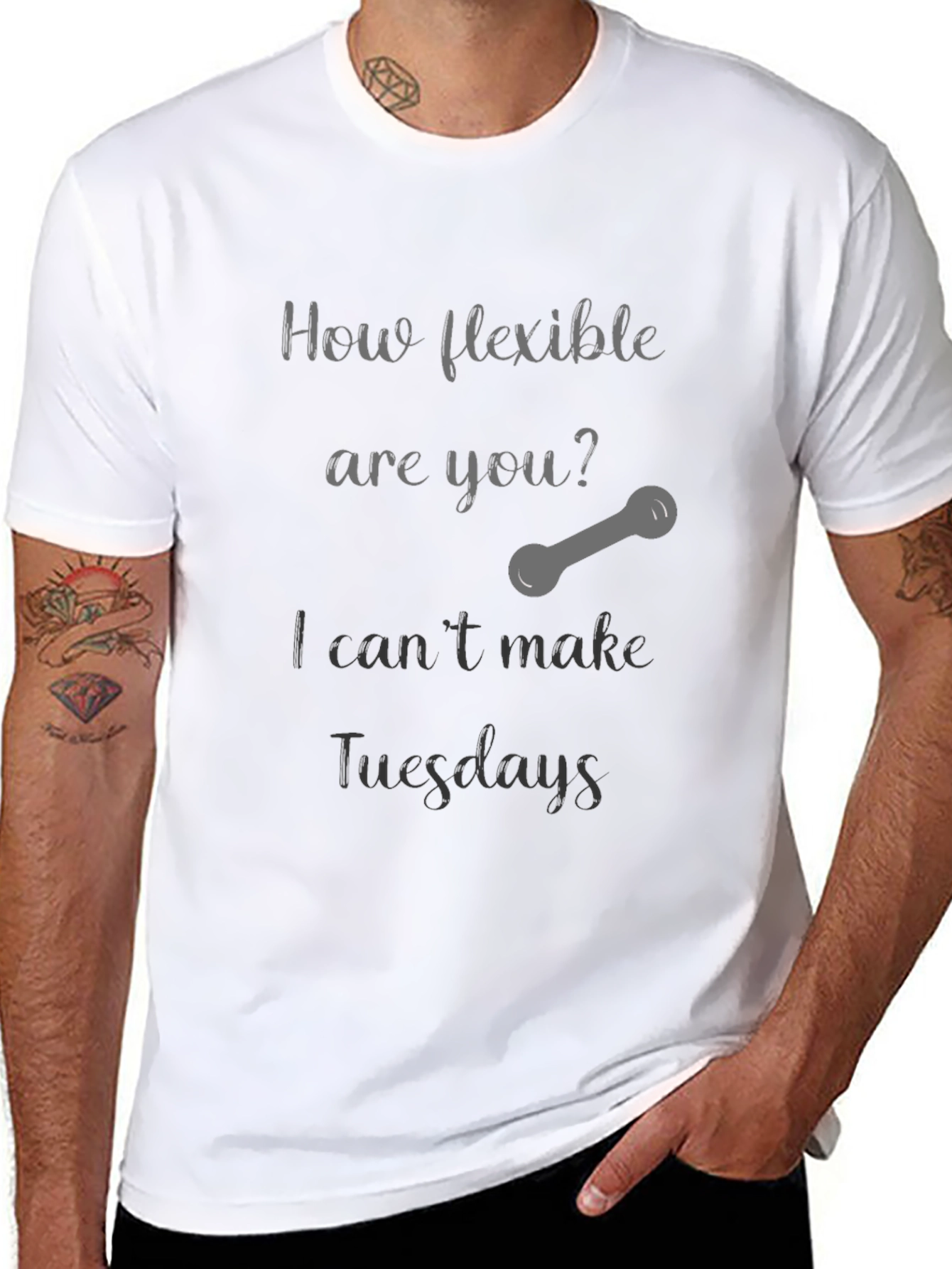 Funny Workout T-Shirt - How Flexible Are You?