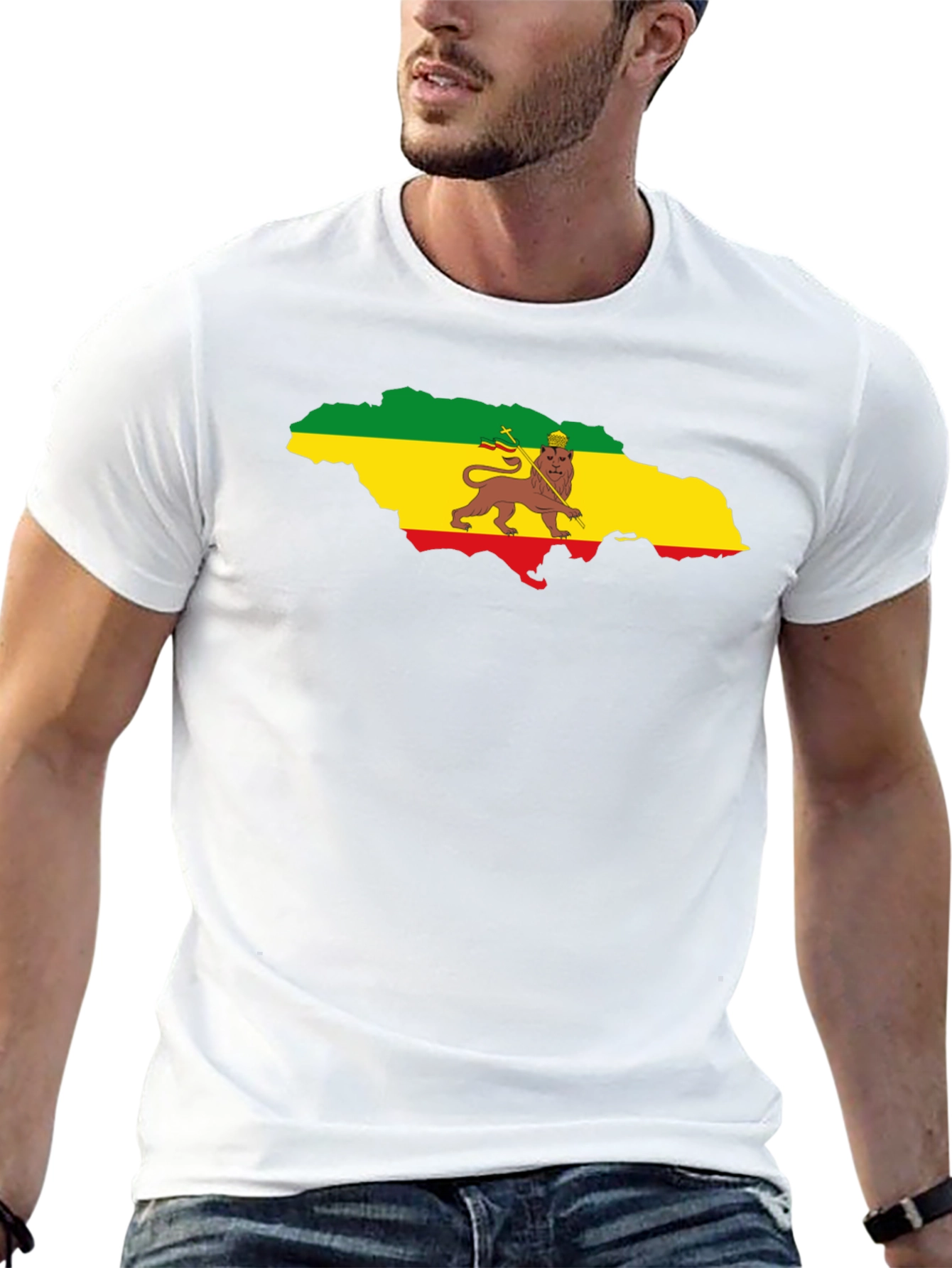 Jamaica Flag Lion T-Shirt