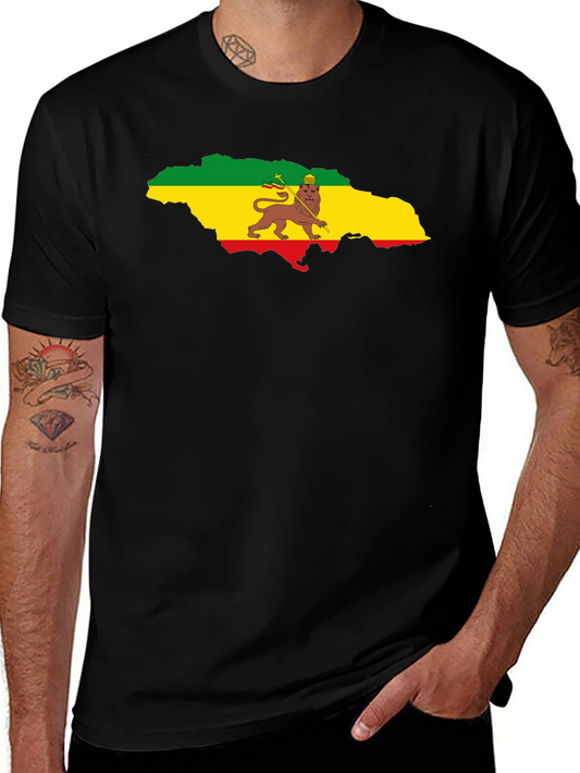 Jamaica Flag Lion T-Shirt