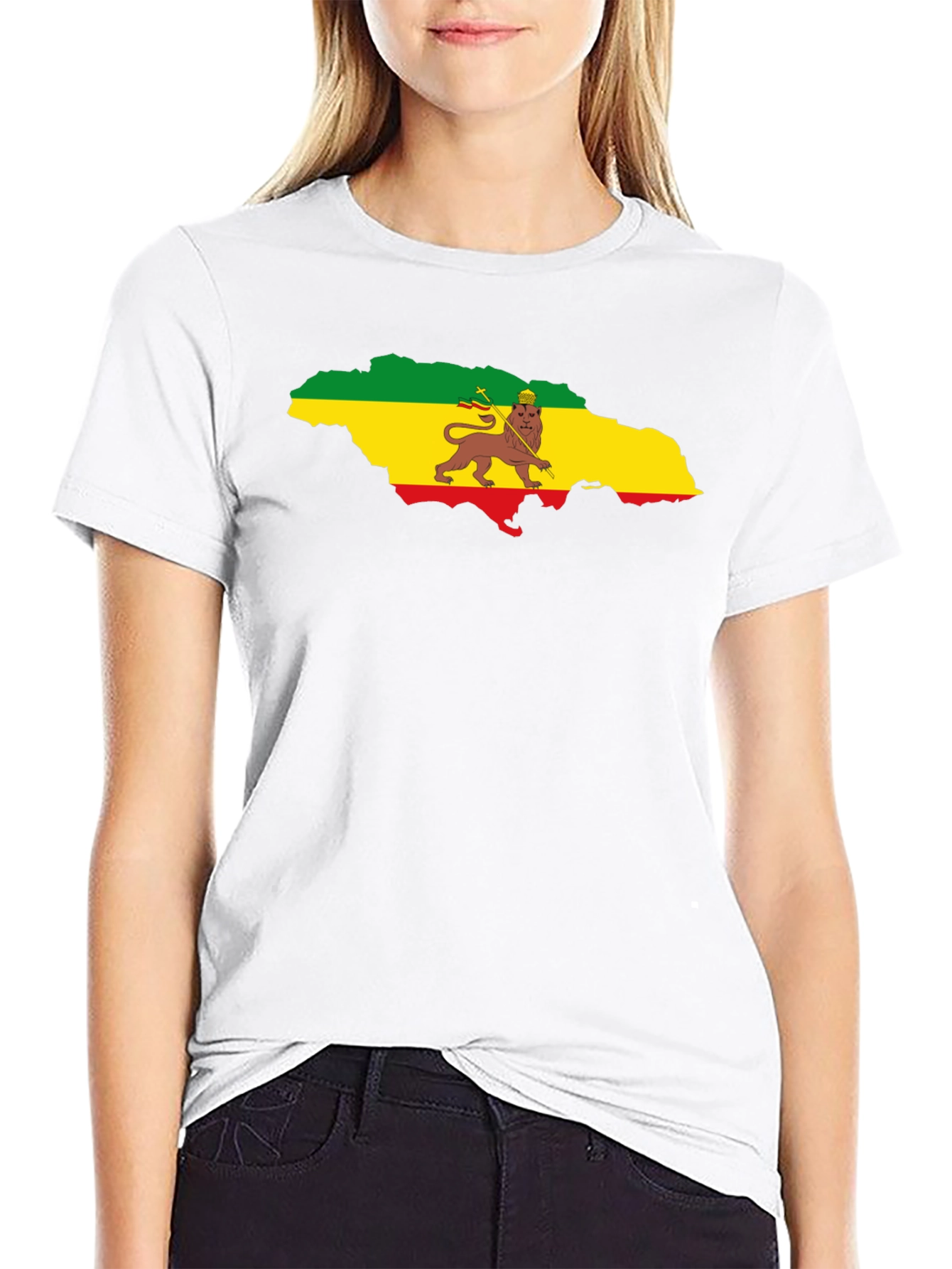 Jamaica Flag Lion T-Shirt