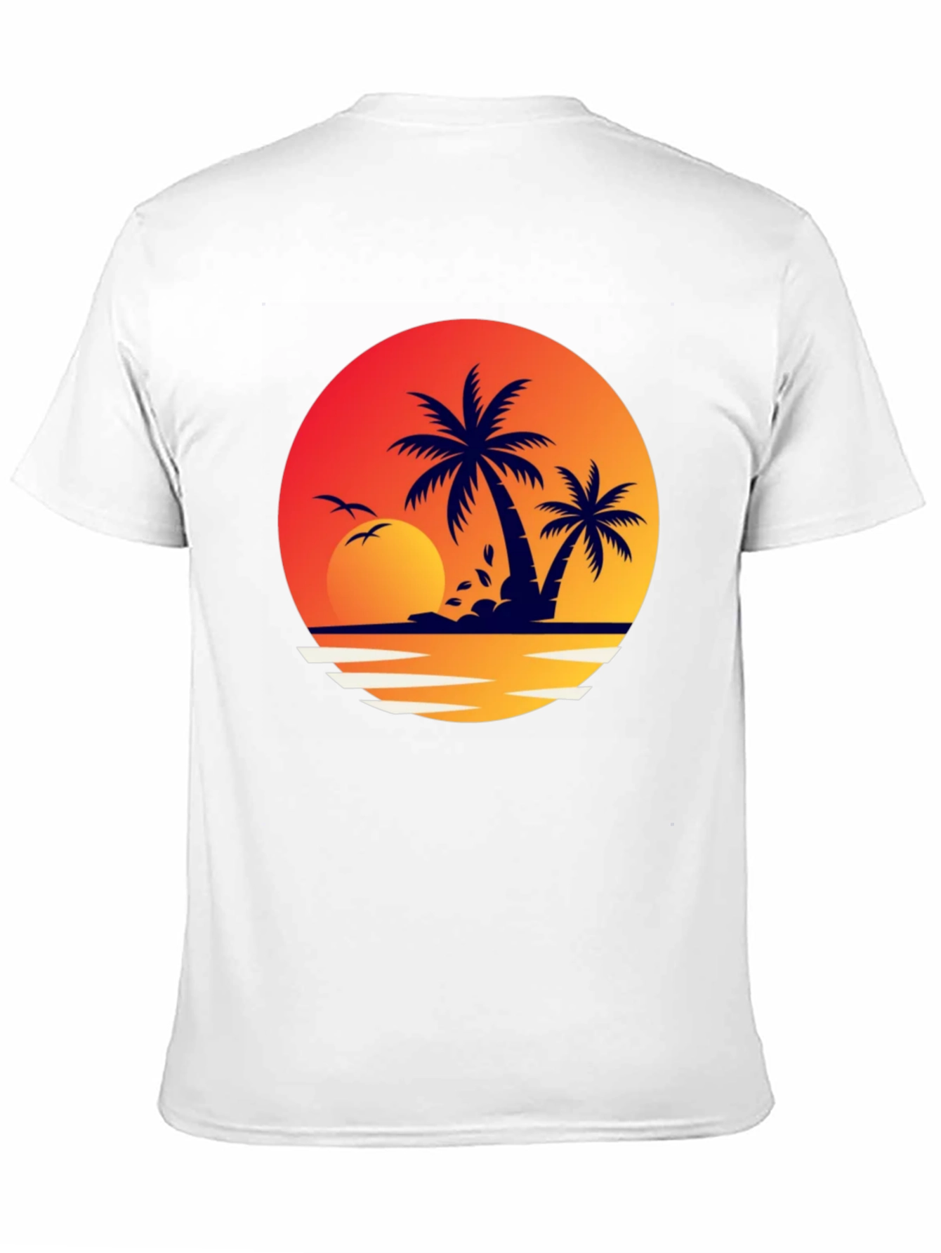 Tropical Sunset Graphic T-Shirt