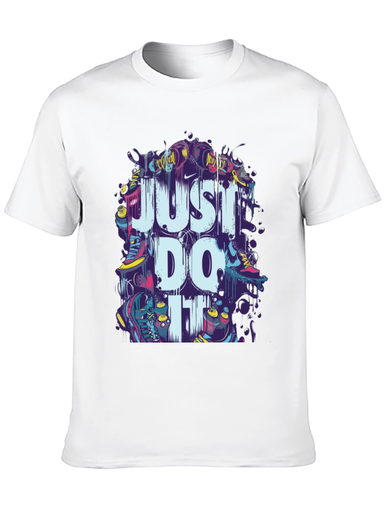 Just Do It Mens Graphic Tee - Black