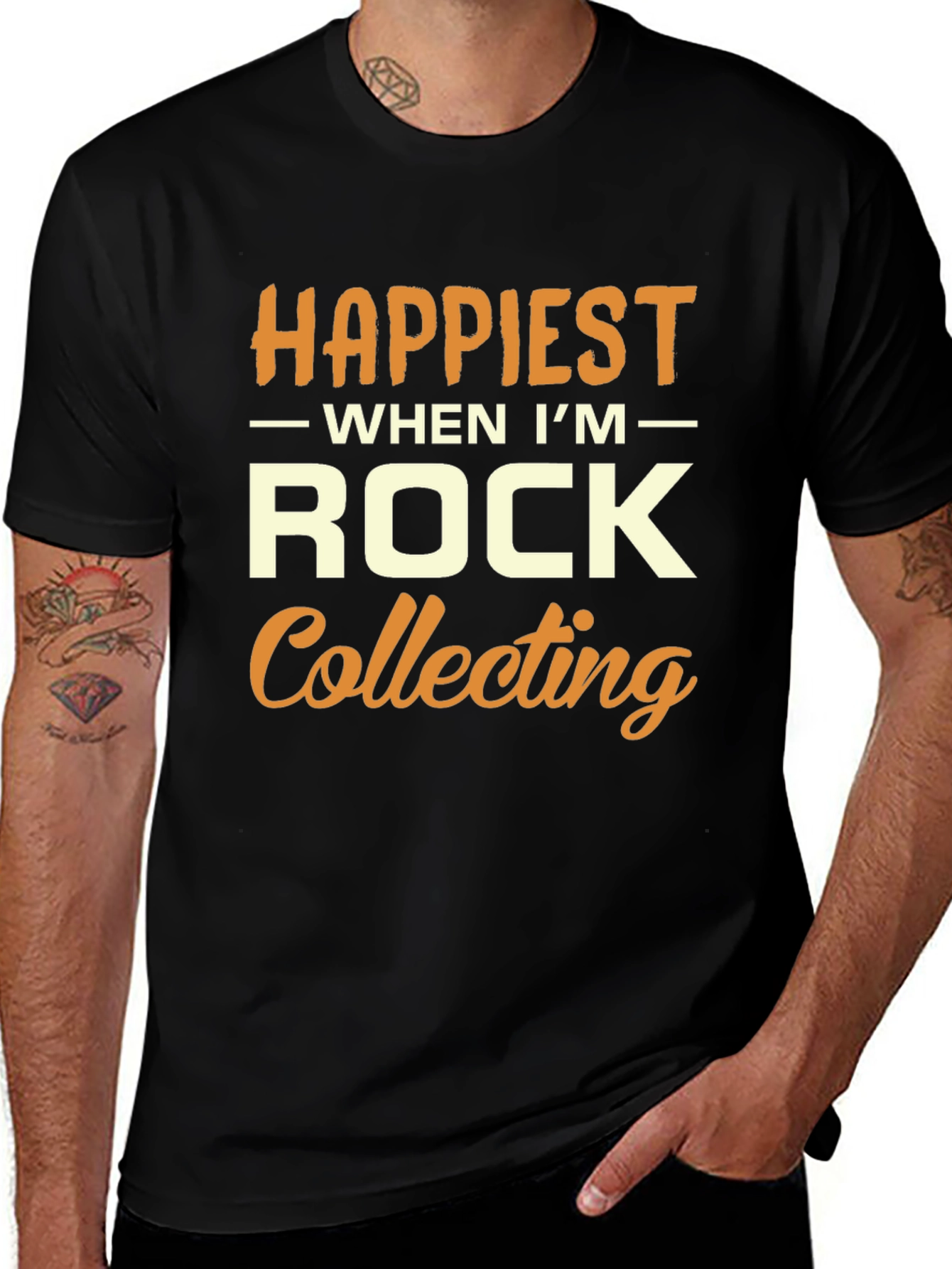 Happiest When Im Rock Collecting T-Shirt