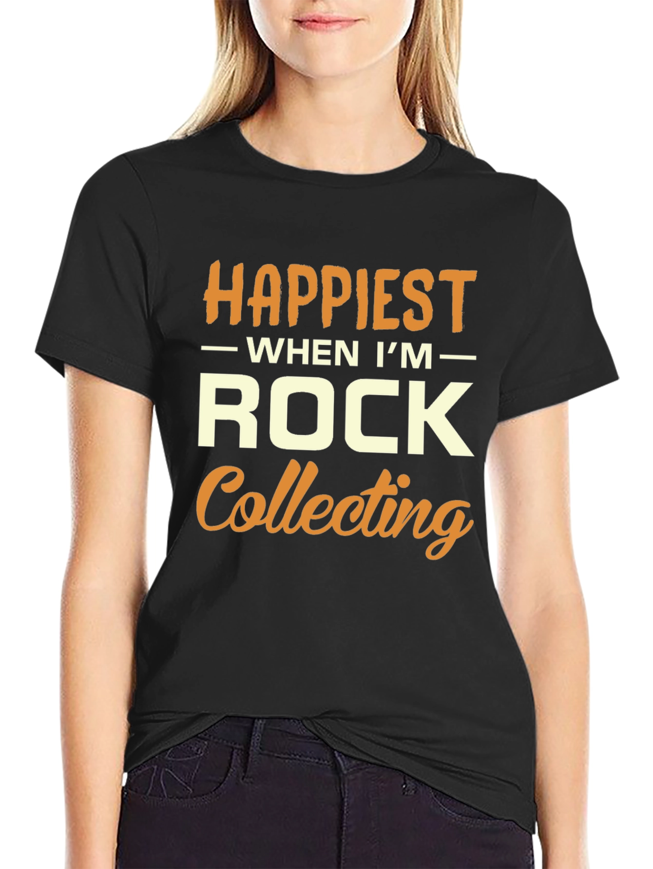 Happiest When Im Rock Collecting T-Shirt
