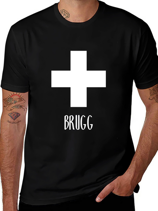 Brugg T-Shirt: Swiss Cross Graphic Tee