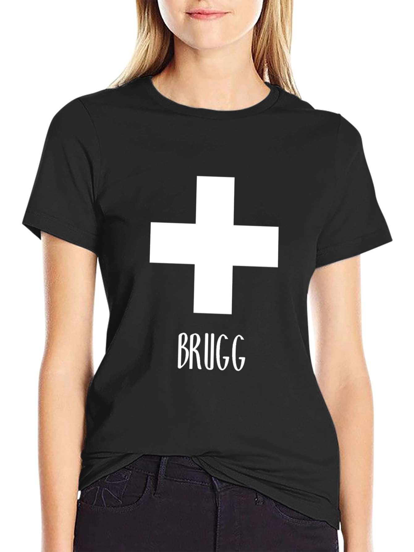 Brugg T-Shirt: Swiss Cross Graphic Tee