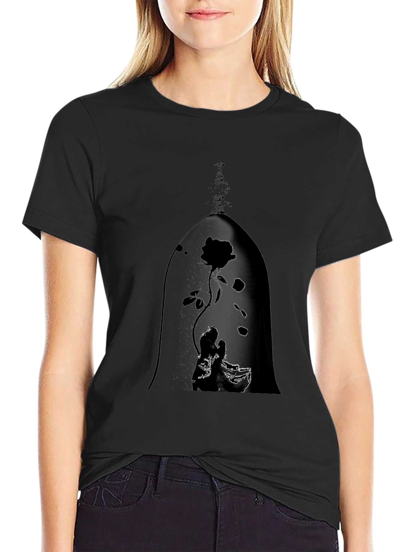 Enchanted Rose T-Shirt - Beauty and the Beast Inspired